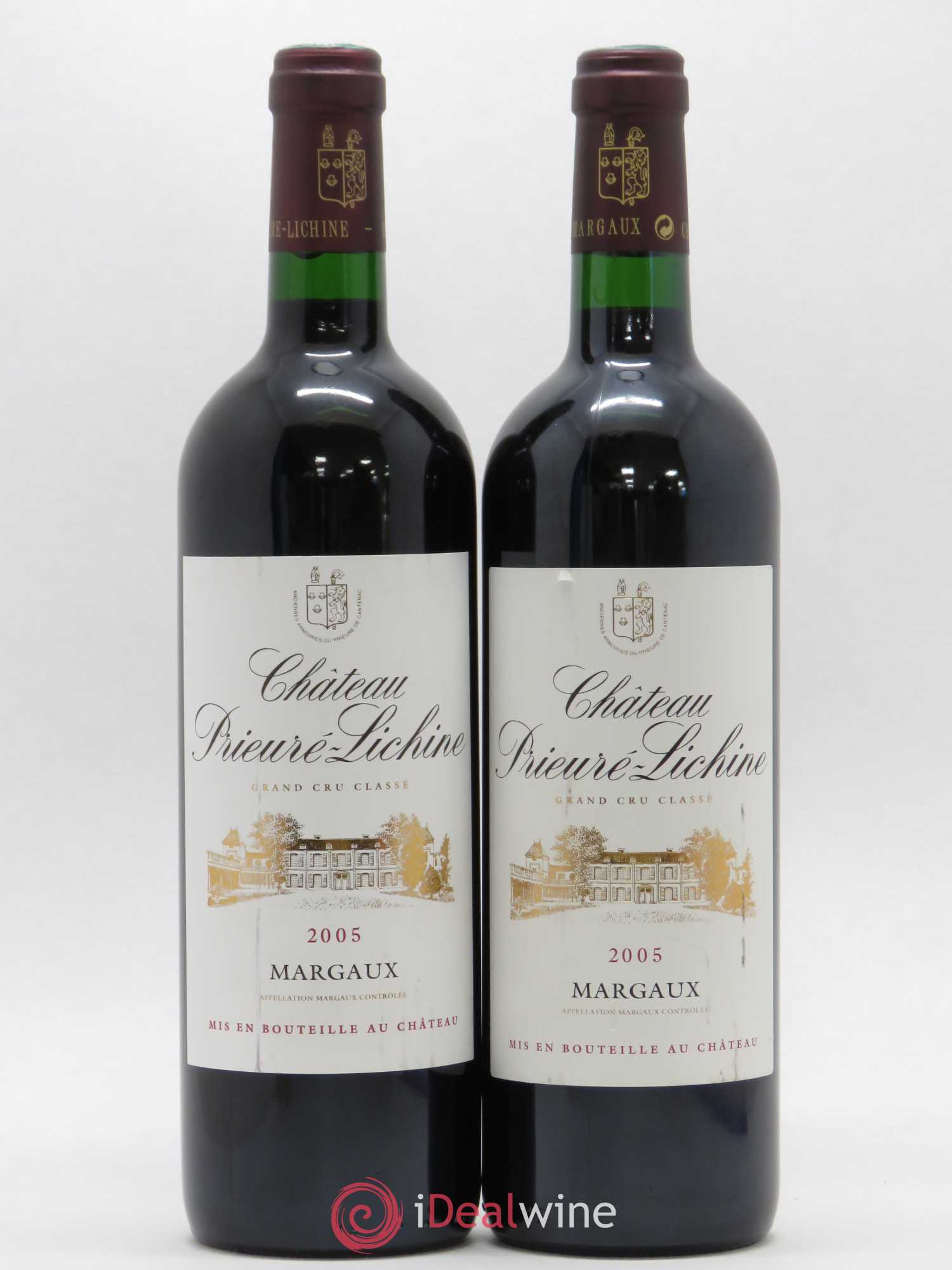 Château Prieuré Lichine 4ème Grand Cru Classé 2005 - Lot de 2 bouteilles - 0