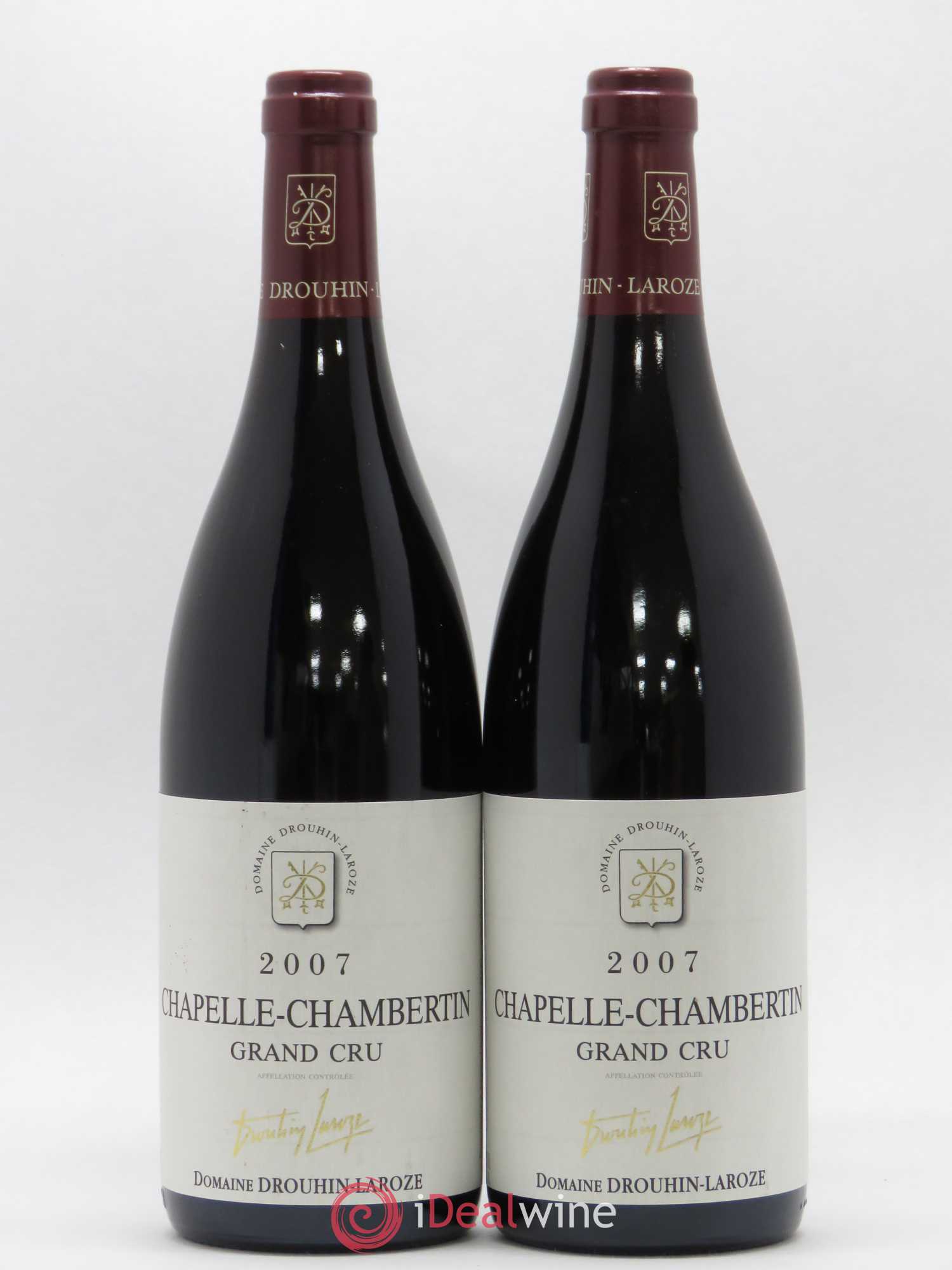 Chapelle-Chambertin Grand Cru Domaine Drouhin-Laroze 2007 - Lot de 2 bouteilles - 0
