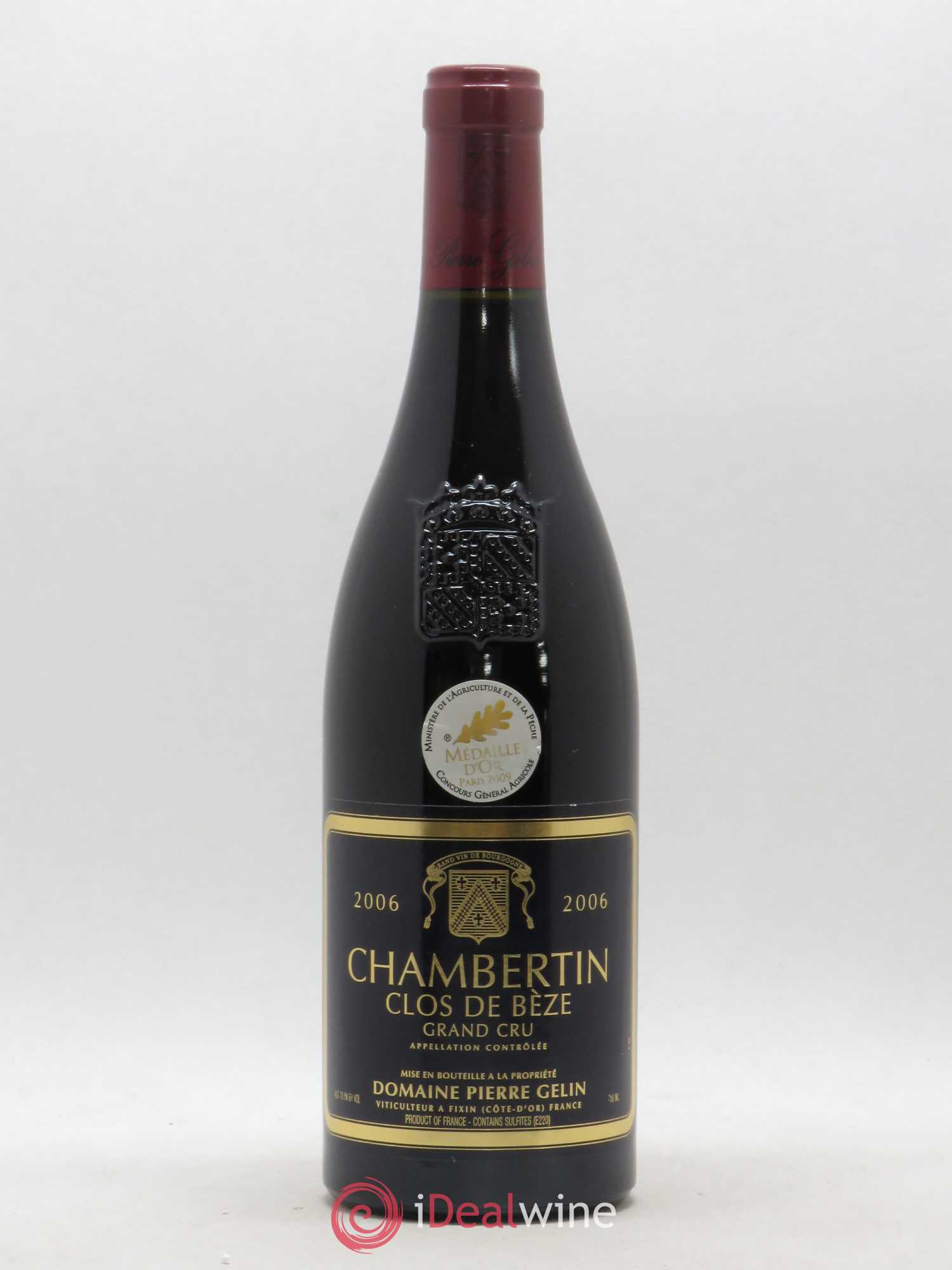 Chambertin Clos de Bèze Grand Cru Domaine Pierre Gelin 2006 - Posten von 1 Flasche - 0