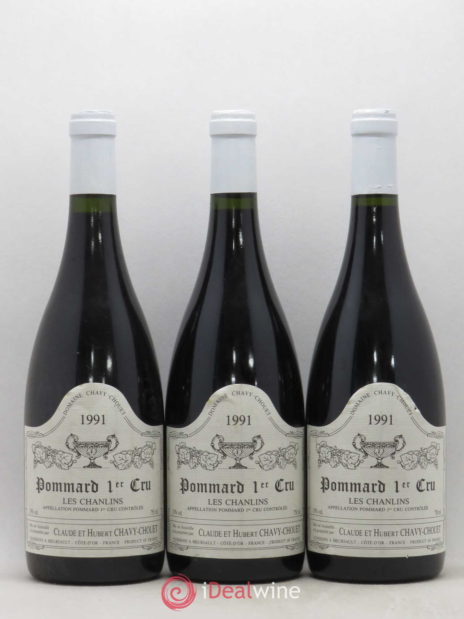 Pommard 1er Cru Les Chanlins Chavy-Chouet 1991 - Lot de 6 bouteilles - 2
