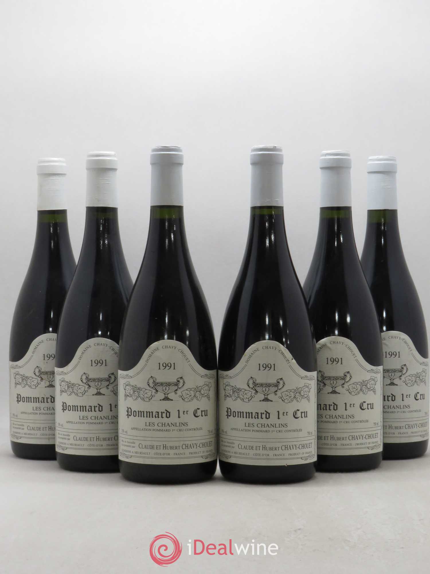 Pommard 1er Cru Les Chanlins Chavy-Chouet 1991 - Lot de 6 bouteilles - 0