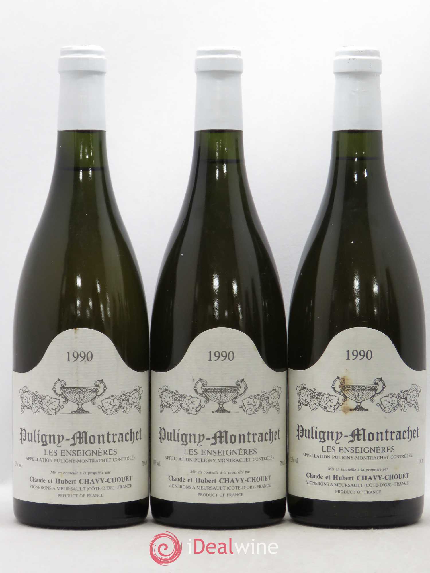 Puligny-Montrachet Les Enseignères Chavy-Chouet 1990 - Lot de 6 bouteilles - 2