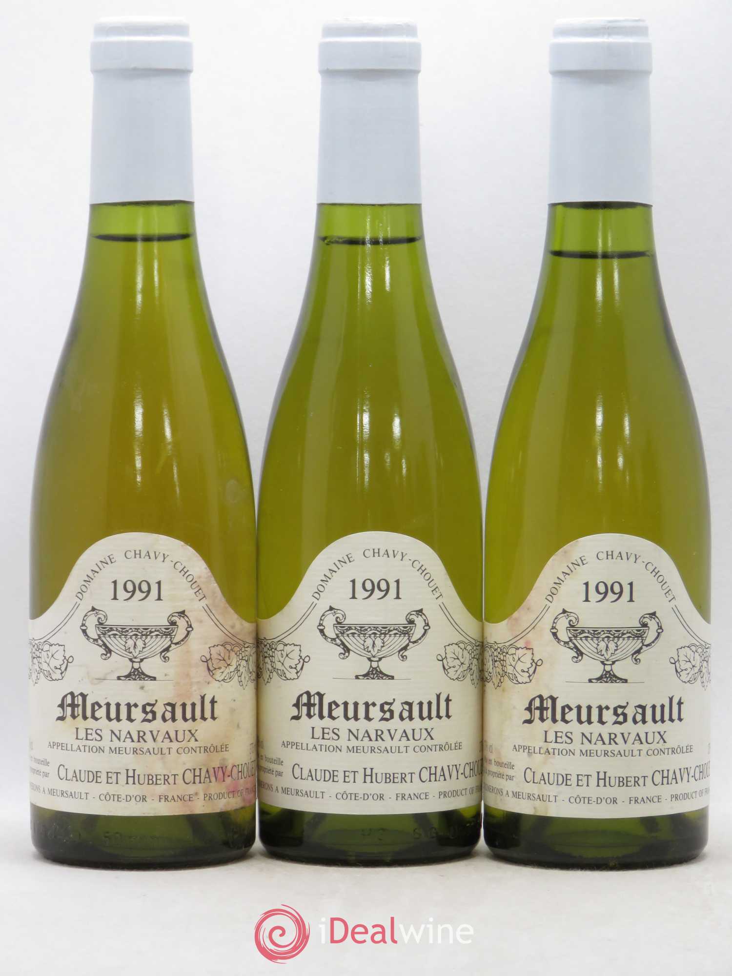 Meursault Les Narvaux Chavy-Chouet 1991 - Posten von 6 Demi-Flaschen - 1