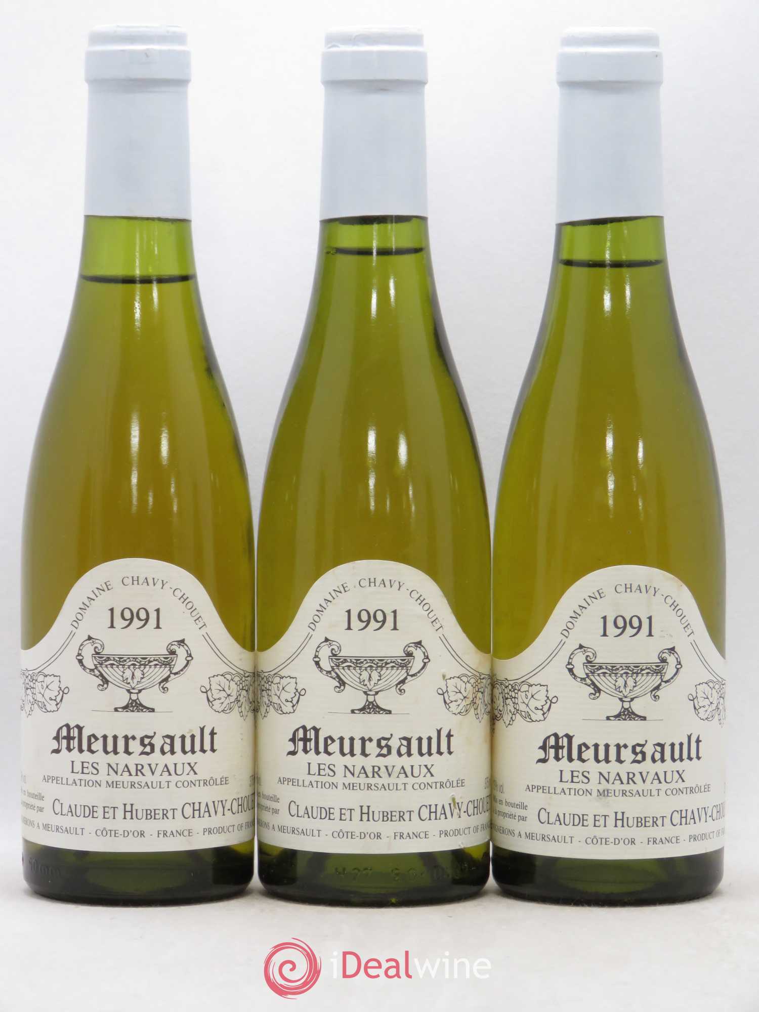 Meursault Les Narvaux Chavy-Chouet 1991 - Posten von 6 Demi-Flaschen - 2