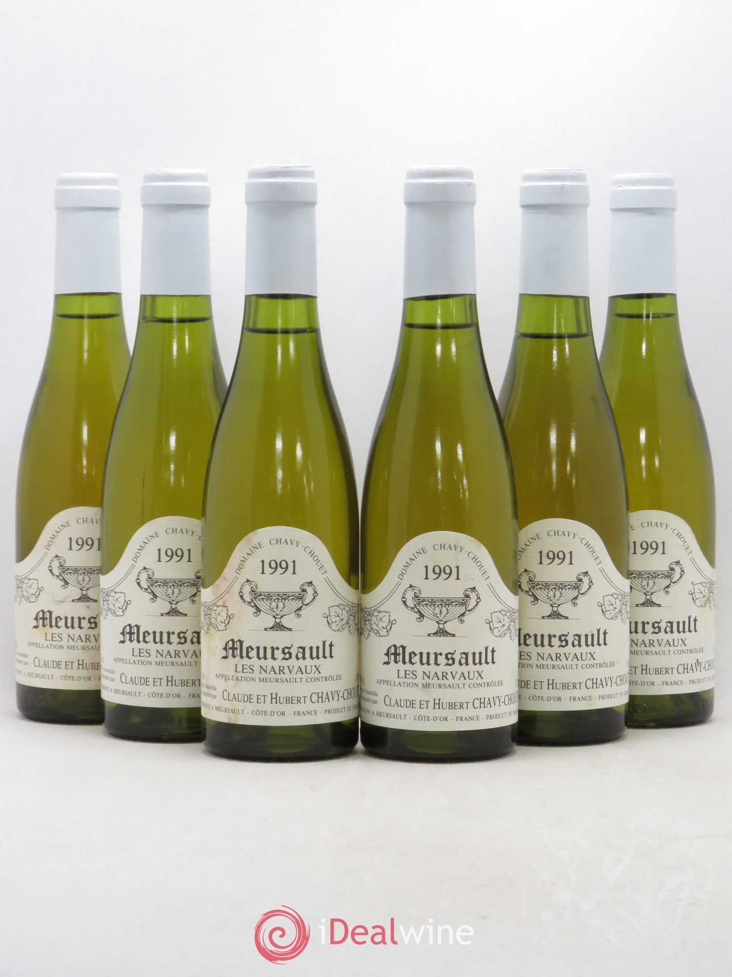 Meursault Les Narvaux Chavy-Chouet 1991 - Posten von 6 Demi-Flaschen - 0