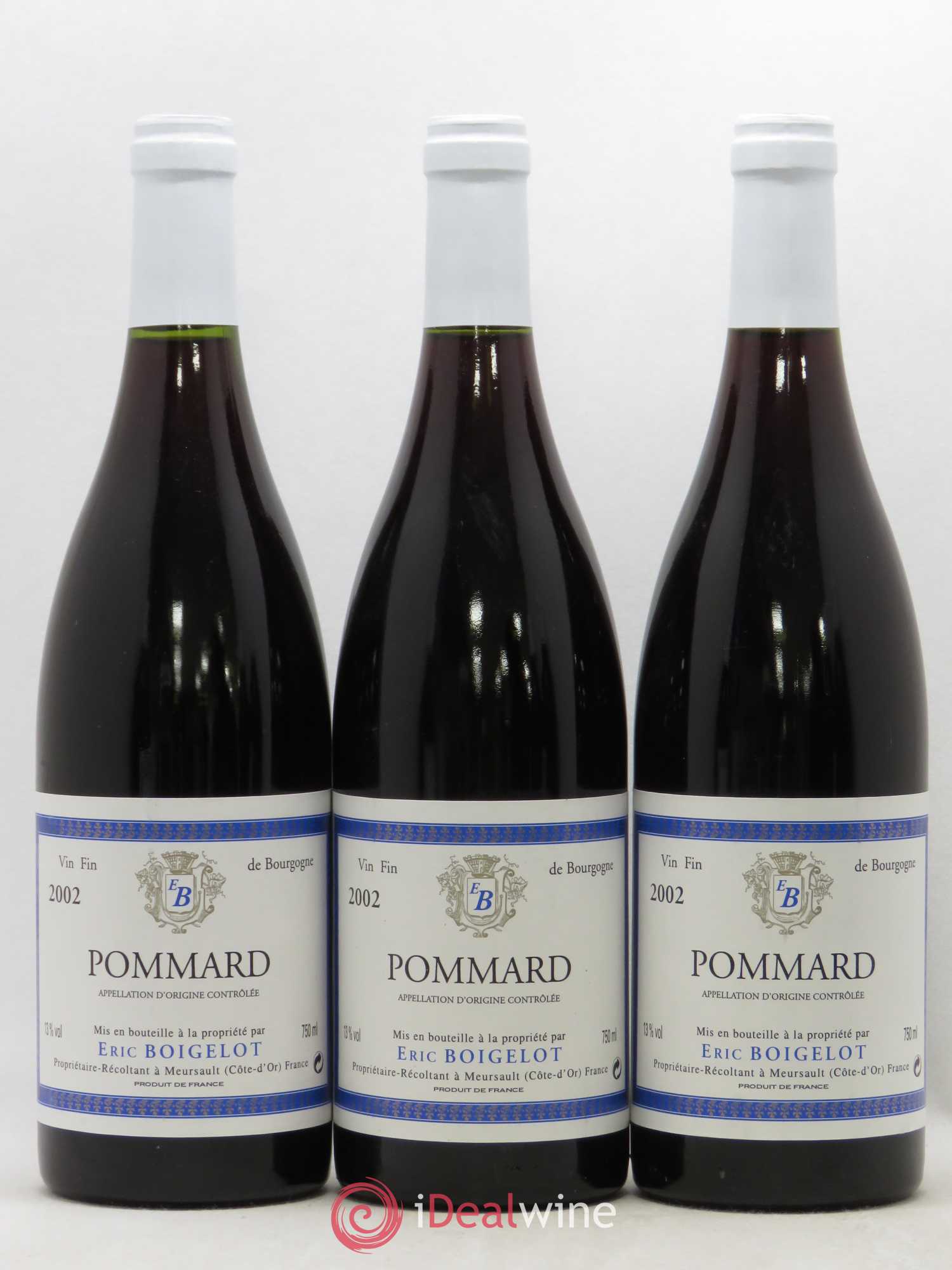 Pommard Eric Boigelot 2002 - Posten von 6 Flaschen - 1