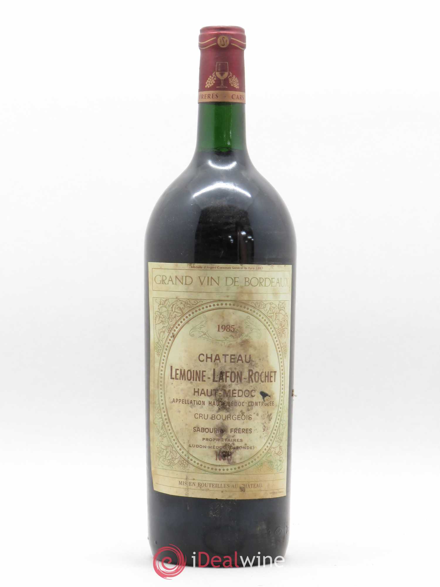 Haut Médoc Château Lemoine Lachon Rochet 1985 - Lot de 1 magnum - 0