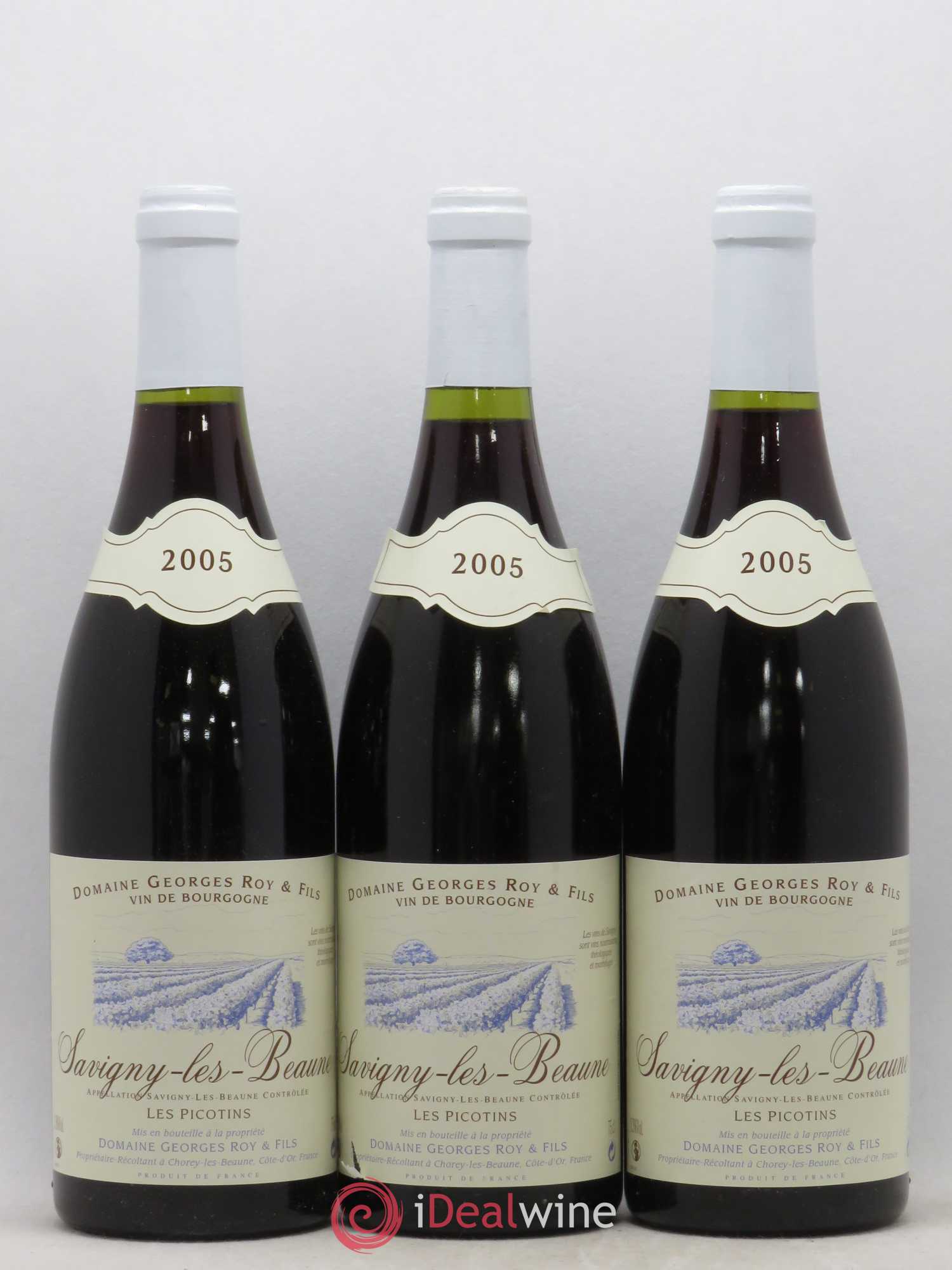 Savigny-lès-Beaune Les Picotins Georges Roy et Fils (Domaine) 2005 - Lot de 6 bouteilles - 2
