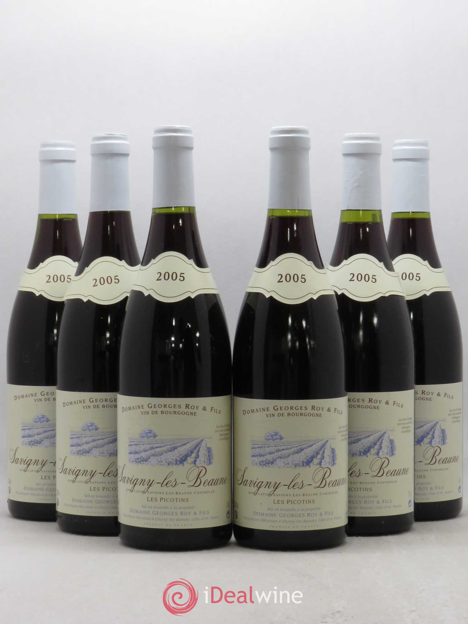 Savigny-lès-Beaune Les Picotins Georges Roy et Fils (Domaine) 2005 - Lot de 6 bouteilles - 0
