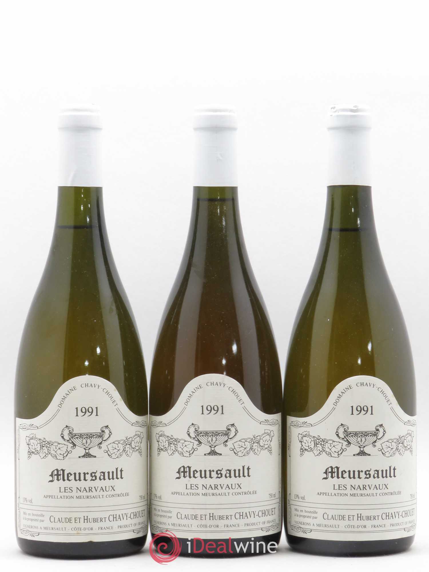 Meursault Les Narvaux Chavy-Chouet 1991 - Lot de 6 bouteilles - 2