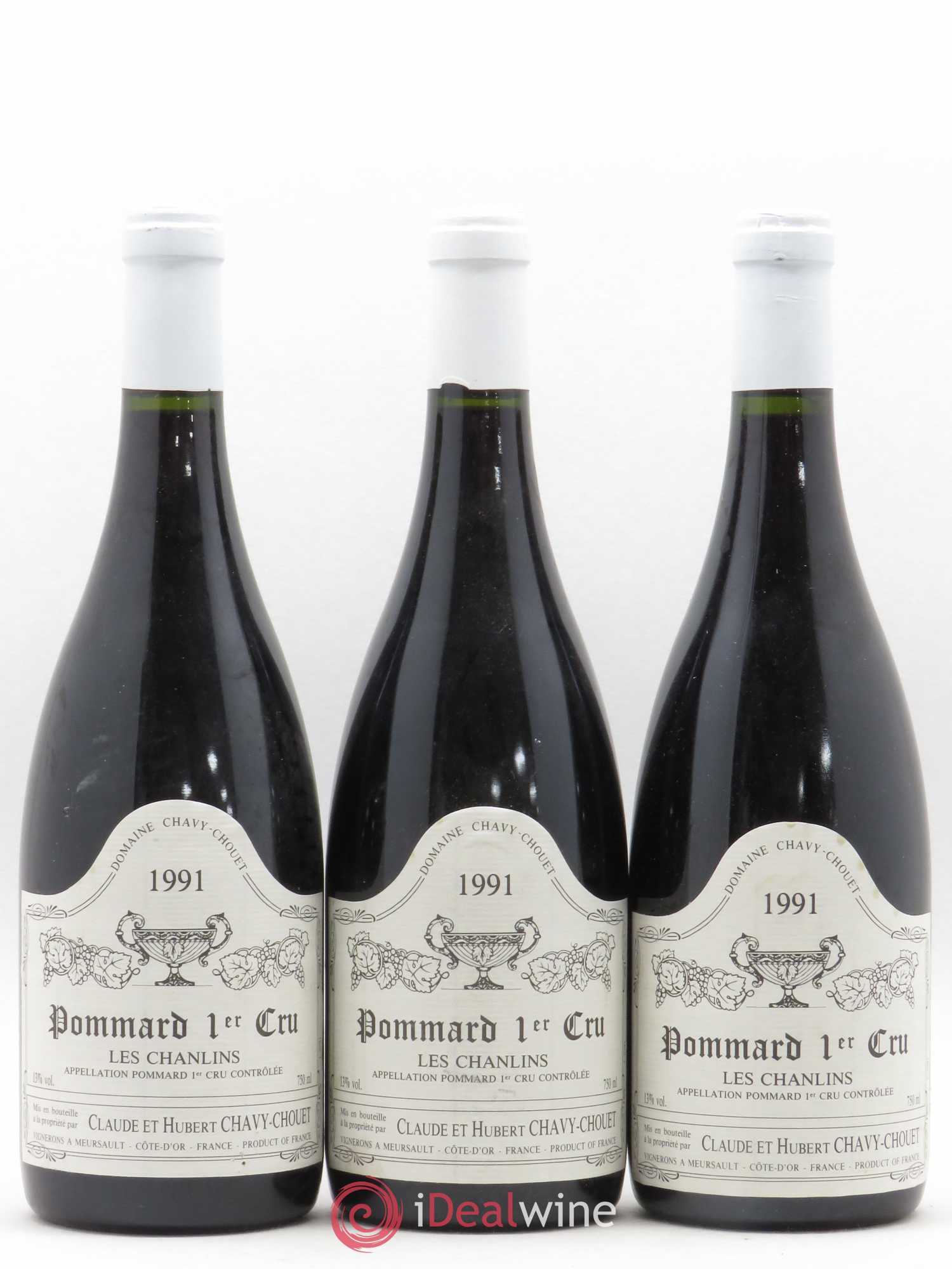 Pommard 1er Cru Les Chanlins Chavy-Chouet 1991 - Lot de 6 bouteilles - 2