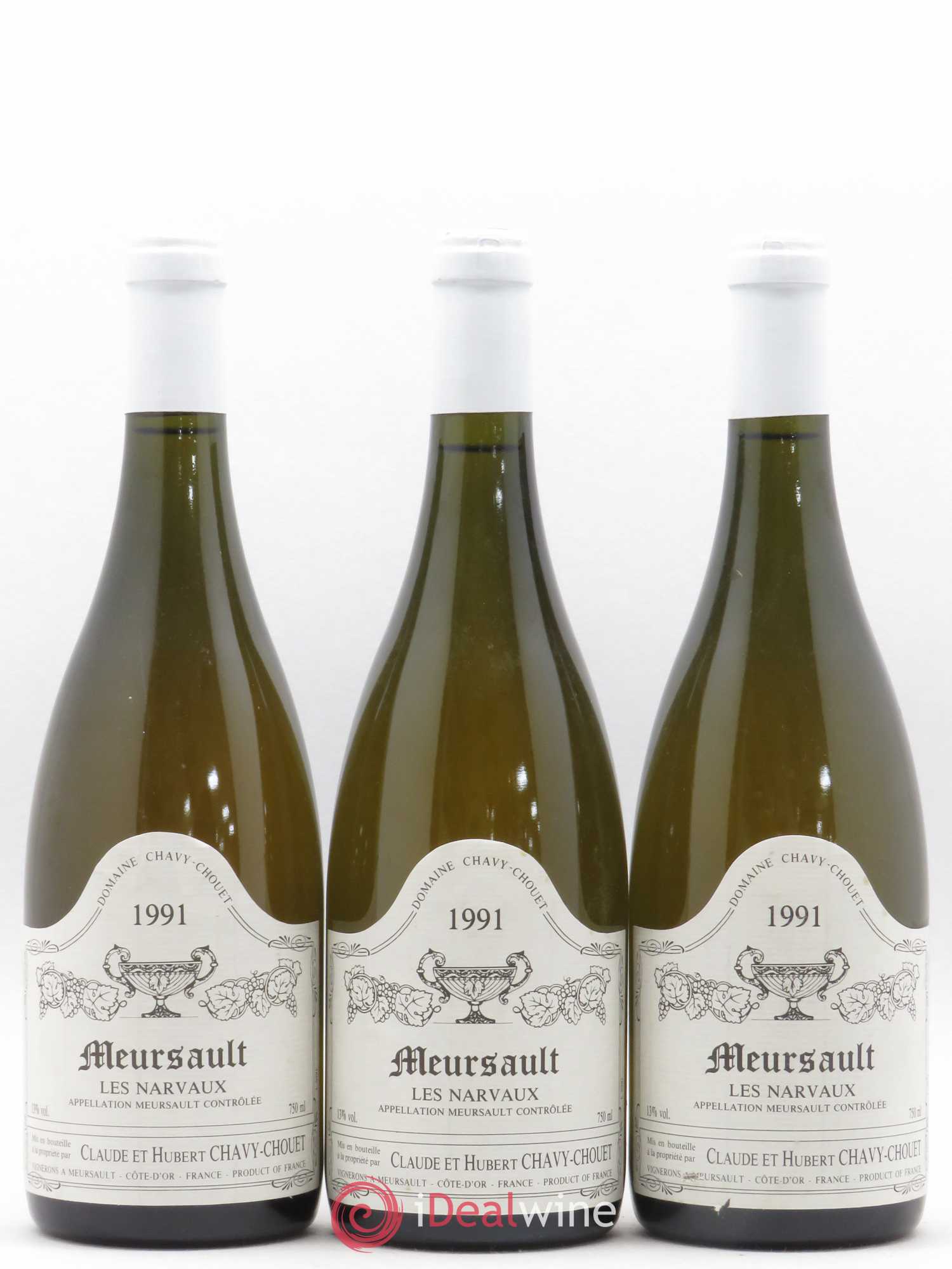 Meursault Les Narvaux Chavy-Chouet 1991 - Lotto di 6 bottiglie - 1