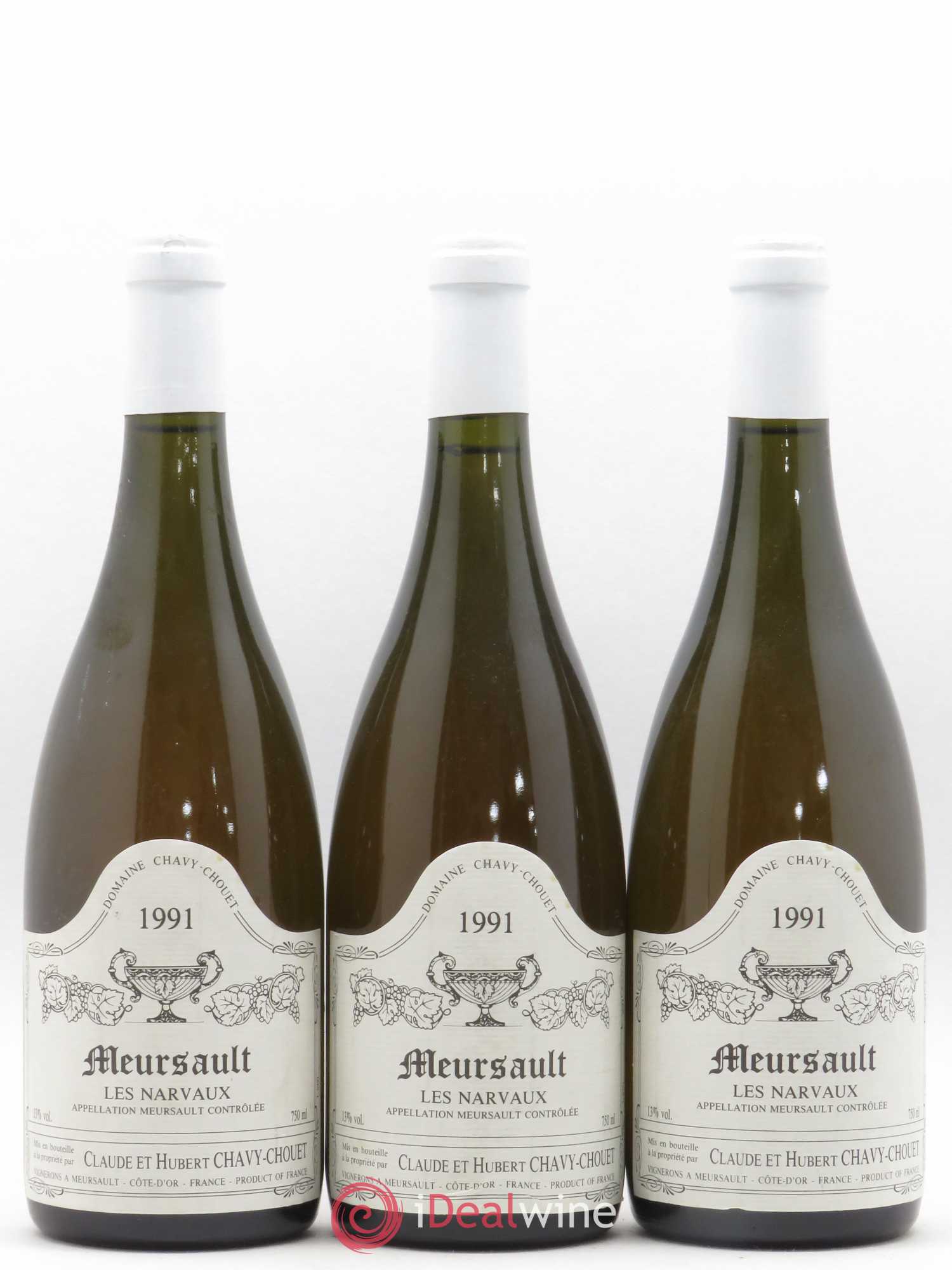 Meursault Les Narvaux Chavy-Chouet 1991 - Lotto di 6 bottiglie - 2