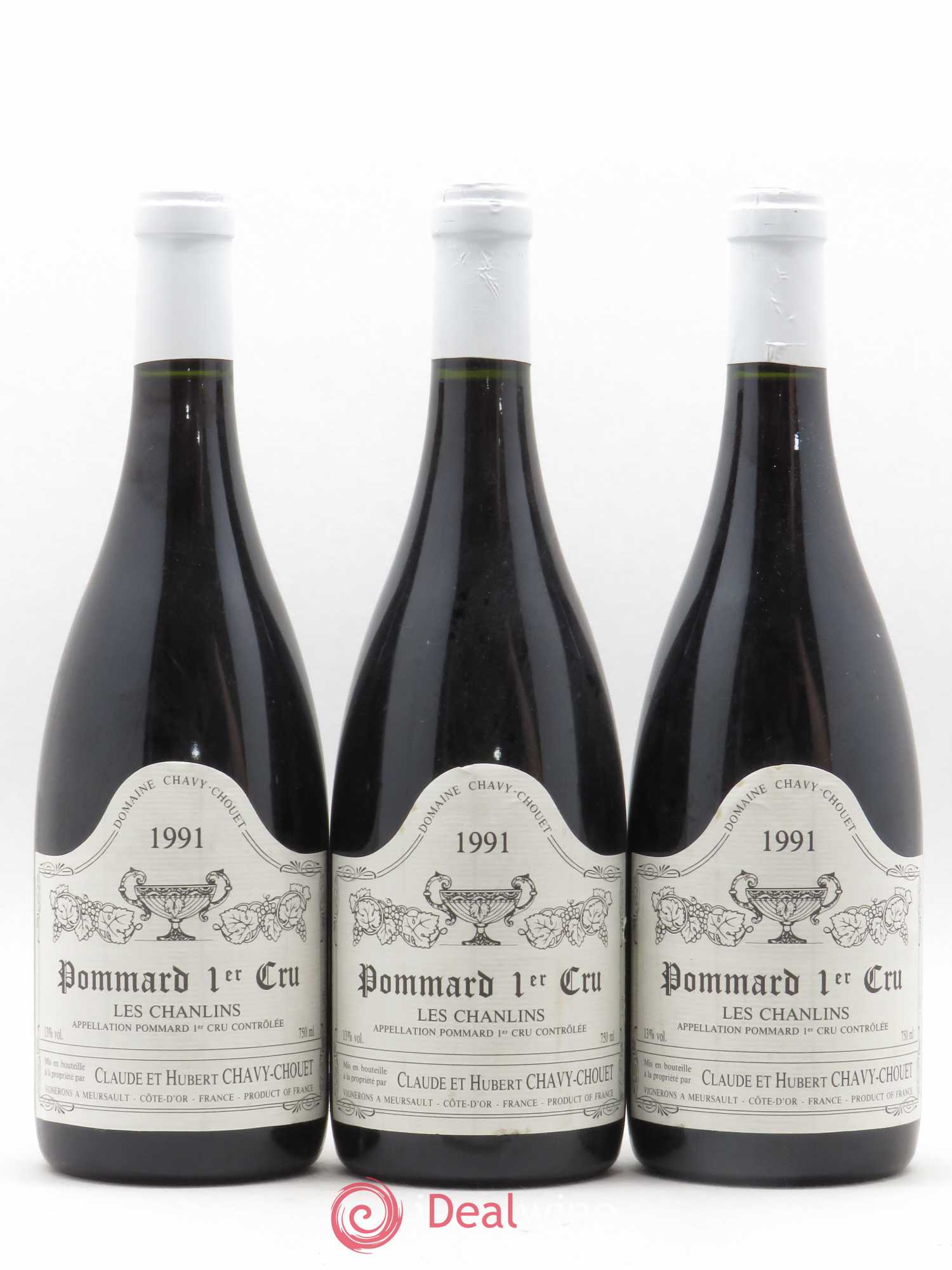 Pommard 1er Cru Les Chanlins Chavy-Chouet 1991 - Lot de 6 bouteilles - 1