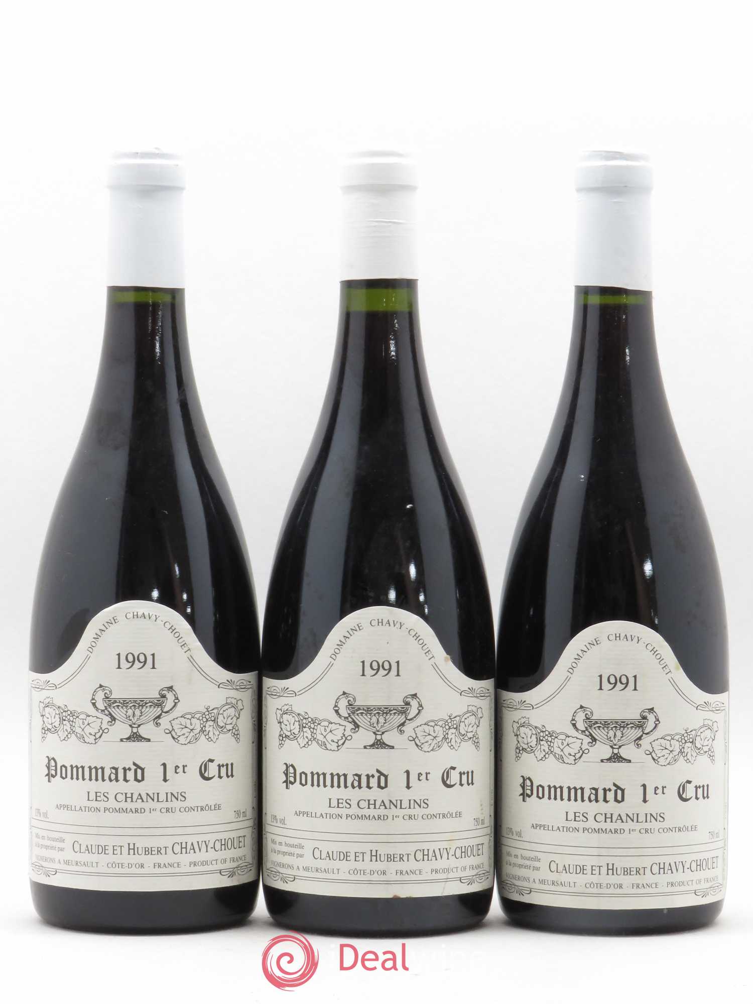 Pommard 1er Cru Les Chanlins Chavy-Chouet 1991 - Lot de 6 bouteilles - 2
