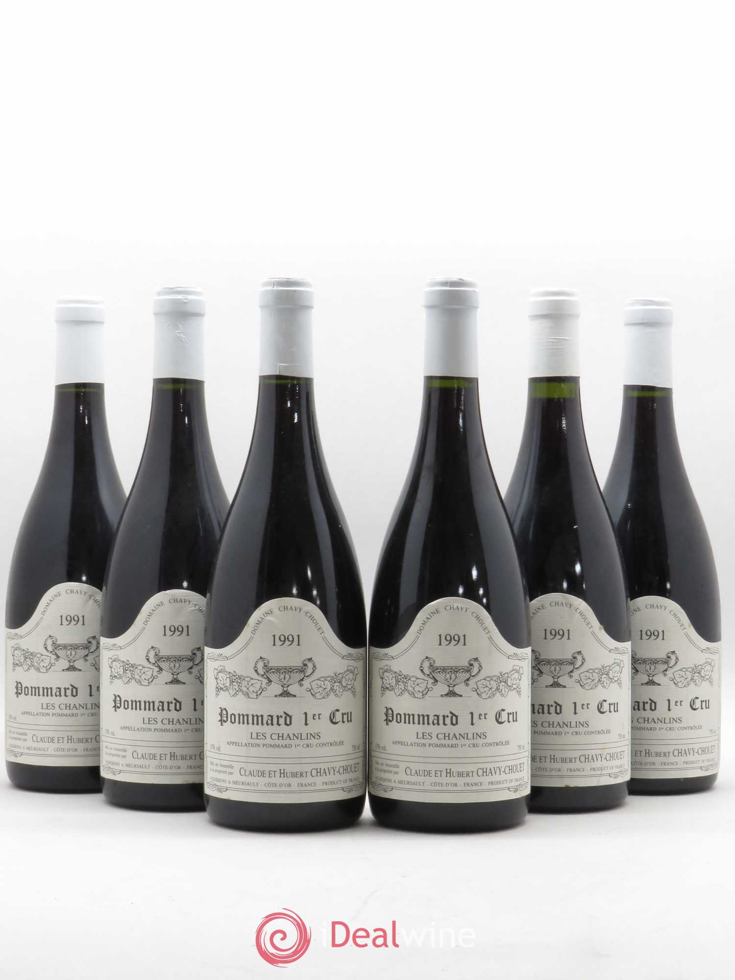 Pommard 1er Cru Les Chanlins Chavy-Chouet 1991 - Lot de 6 bouteilles - 0