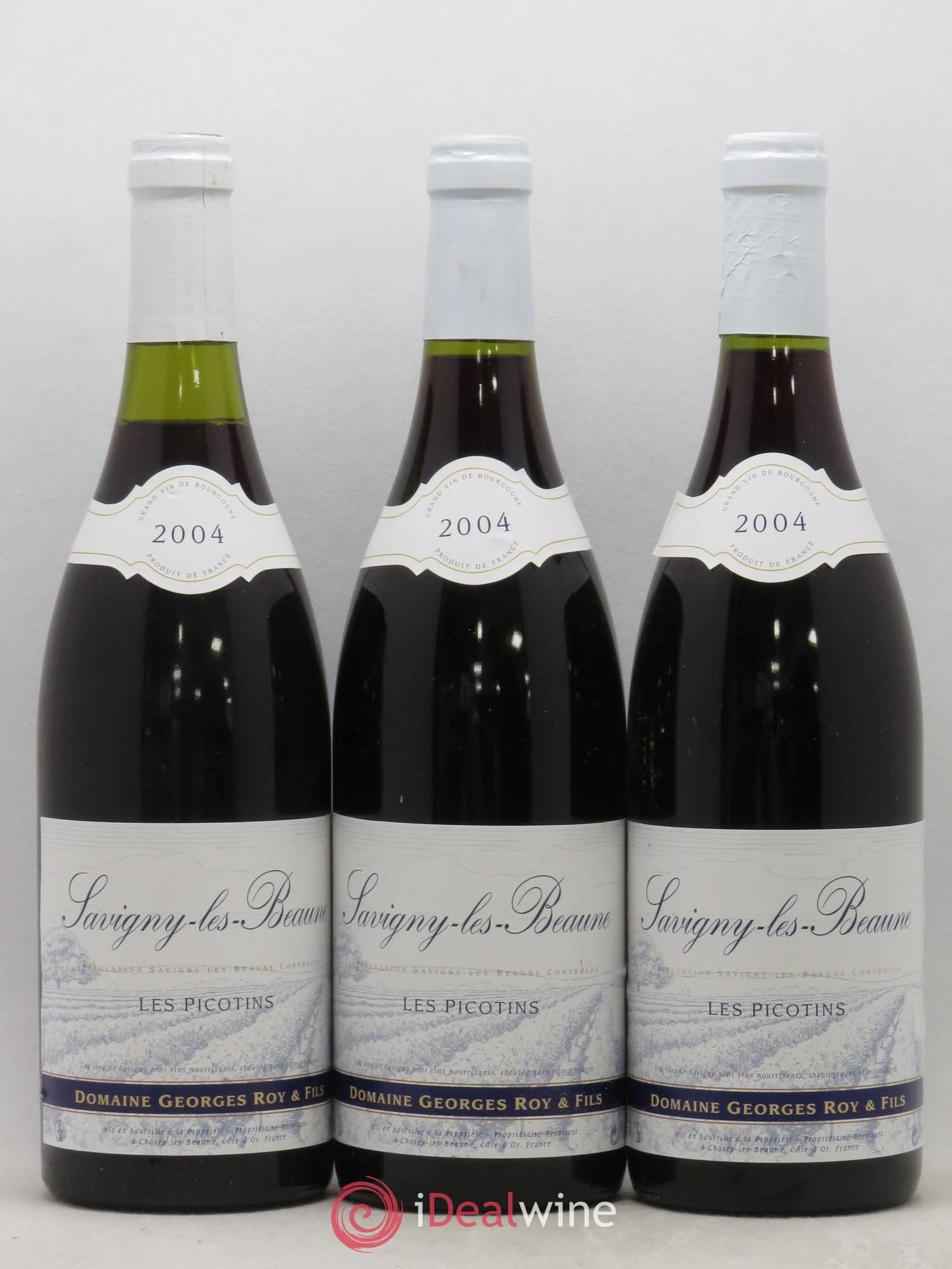 Savigny-lès-Beaune Les Picotins Georges Roy et Fils (Domaine) 2004 - Lot de 6 bouteilles - 1