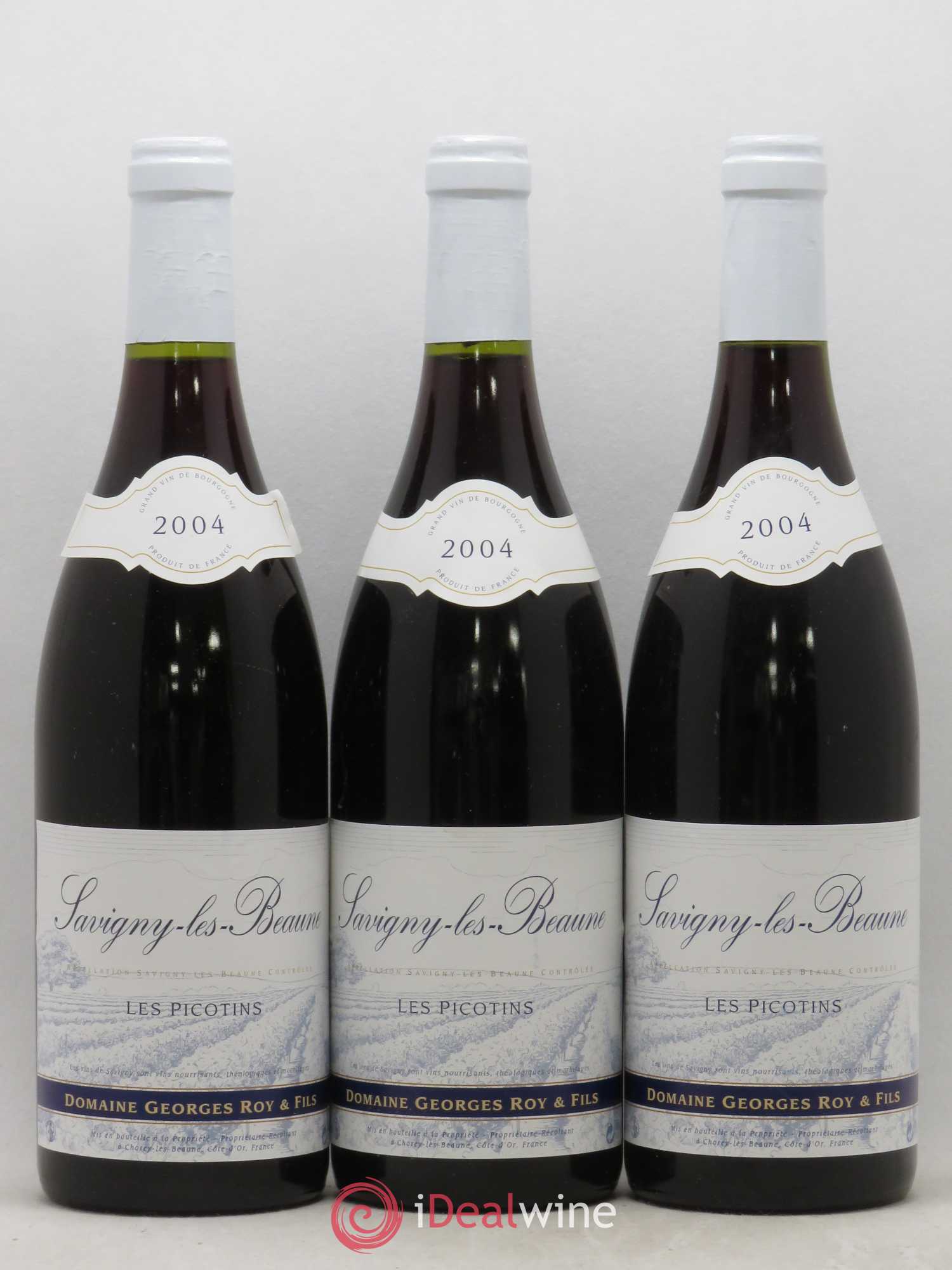 Savigny-lès-Beaune Les Picotins Georges Roy et Fils (Domaine) 2004 - Lot de 6 bouteilles - 2