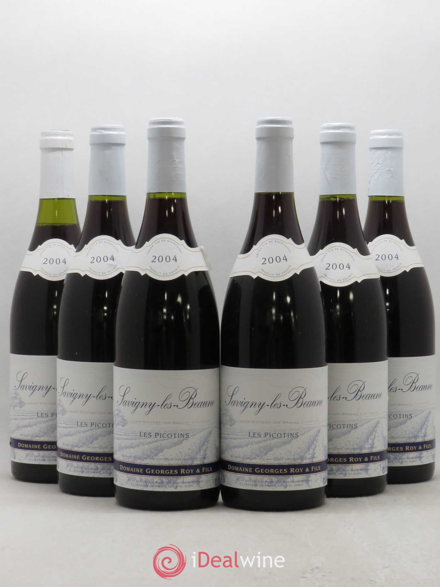Savigny-lès-Beaune Les Picotins Georges Roy et Fils (Domaine) 2004 - Lot de 6 bouteilles - 0
