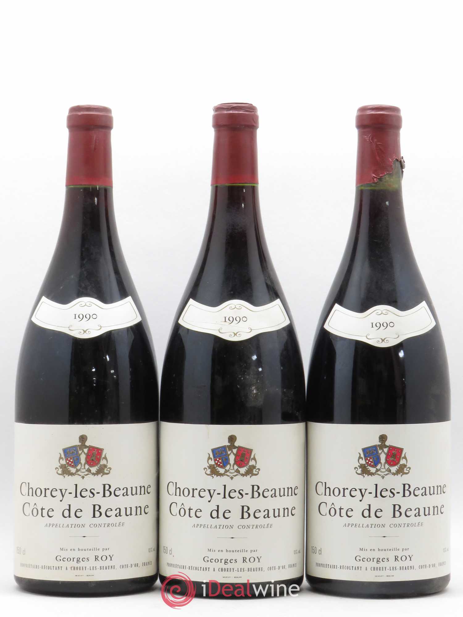 Chorey-lès-Beaune Domaine Georges Roy 1990 - Posten von 6 Magnum - 1