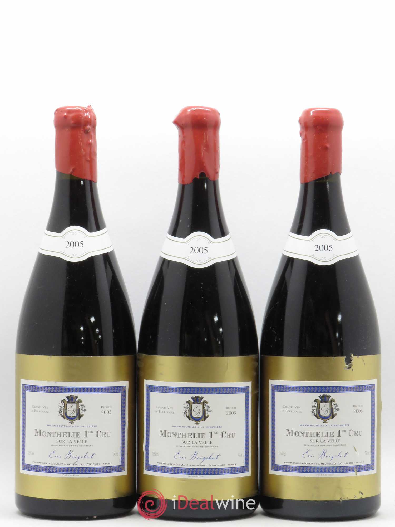 Monthélie 1er Cru Sur La Velle Domaine Eric Boigelot 2005 - Posten von 6 Magnum - 1