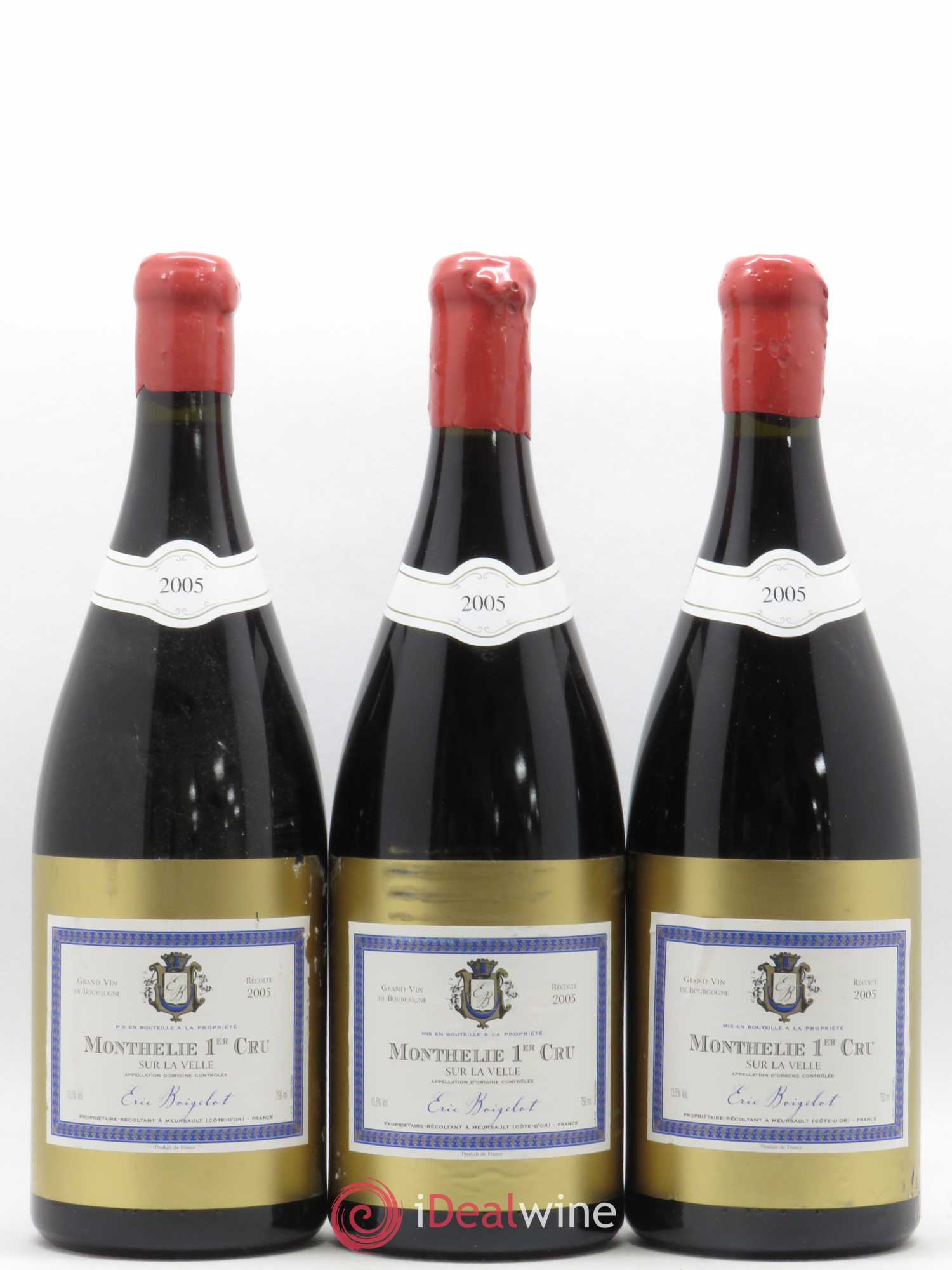 Monthélie 1er Cru Sur La Velle Domaine Eric Boigelot 2005 - Posten von 6 Magnum - 2