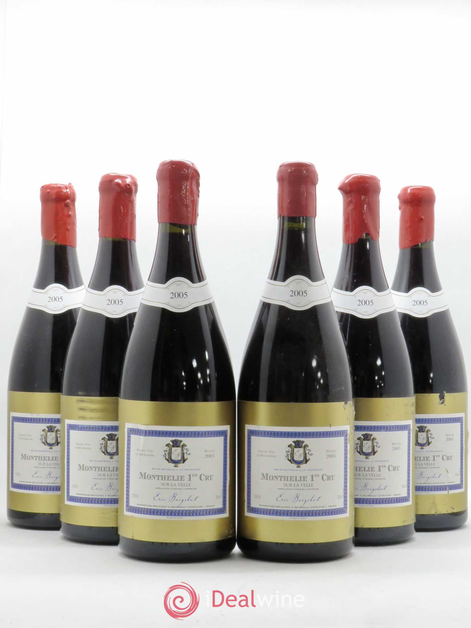 Monthélie 1er Cru Sur La Velle Domaine Eric Boigelot 2005 - Posten von 6 Magnum - 0