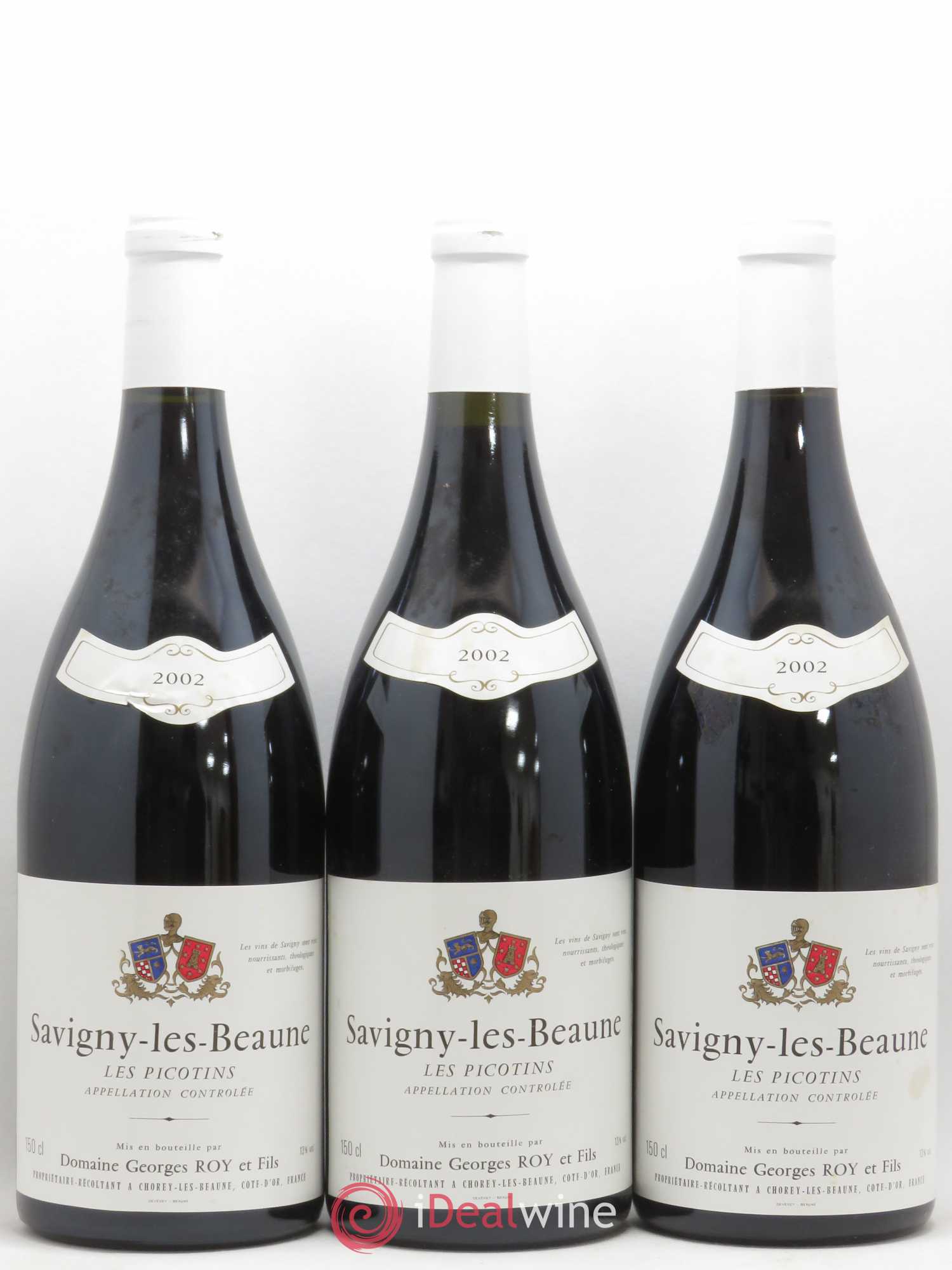 Savigny-lès-Beaune Les Picotins Georges Roy 2002 - Posten von 6 Magnum - 1