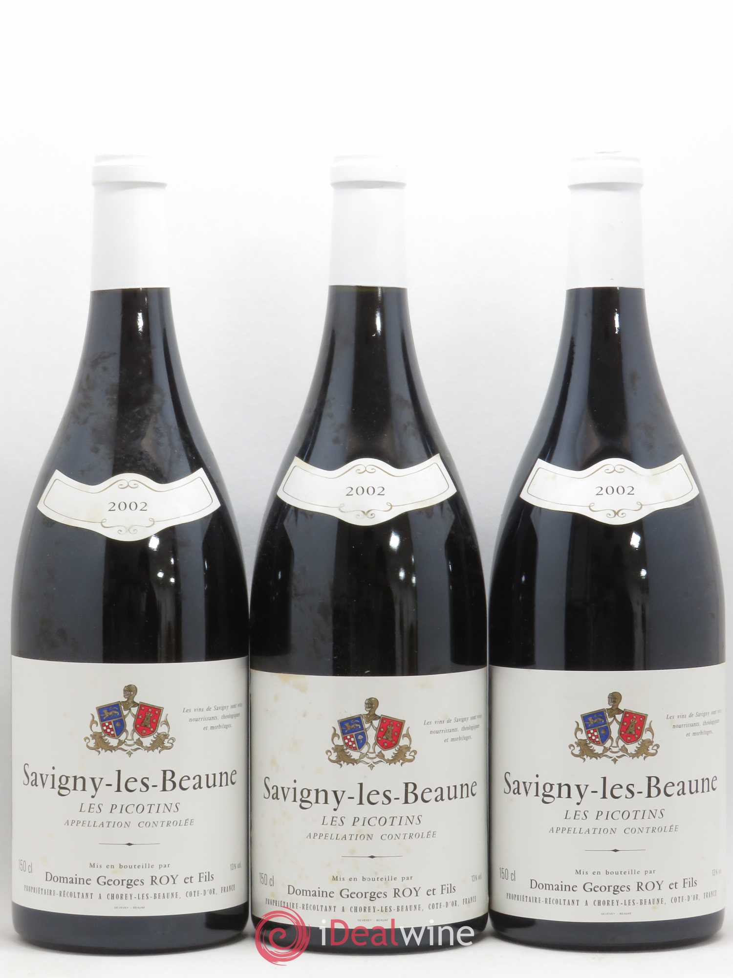 Savigny-lès-Beaune Les Picotins Georges Roy 2002 - Posten von 6 Magnum - 2