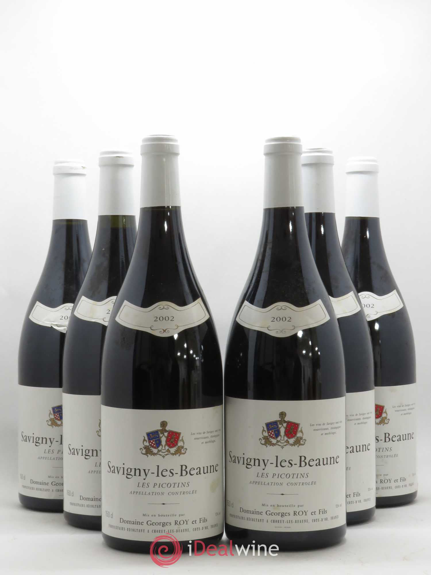 Savigny-lès-Beaune Les Picotins Georges Roy 2002 - Posten von 6 Magnum - 0