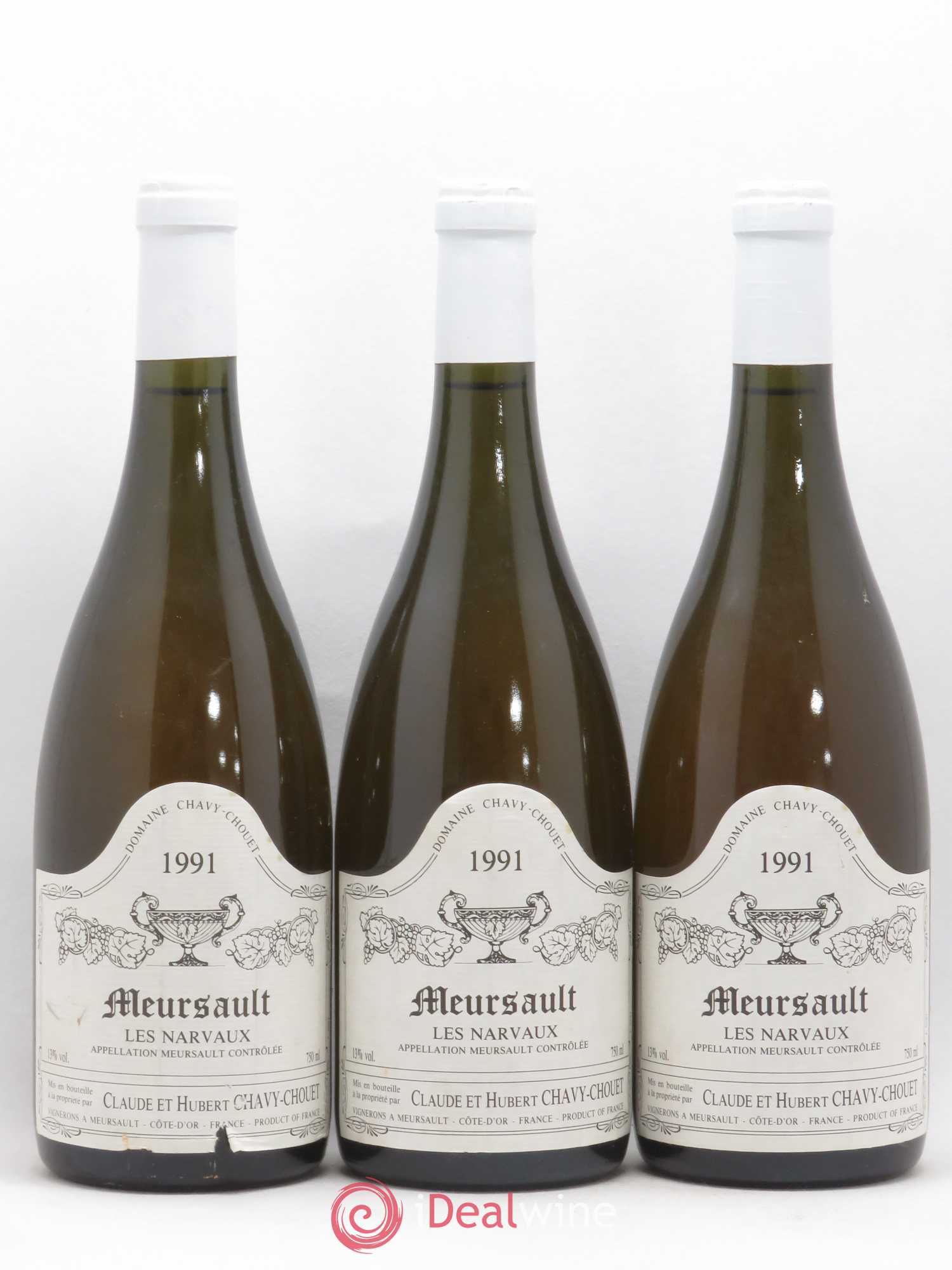 Meursault Les Narvaux Chavy-Chouet 1991 - Lot de 6 bouteilles - 2
