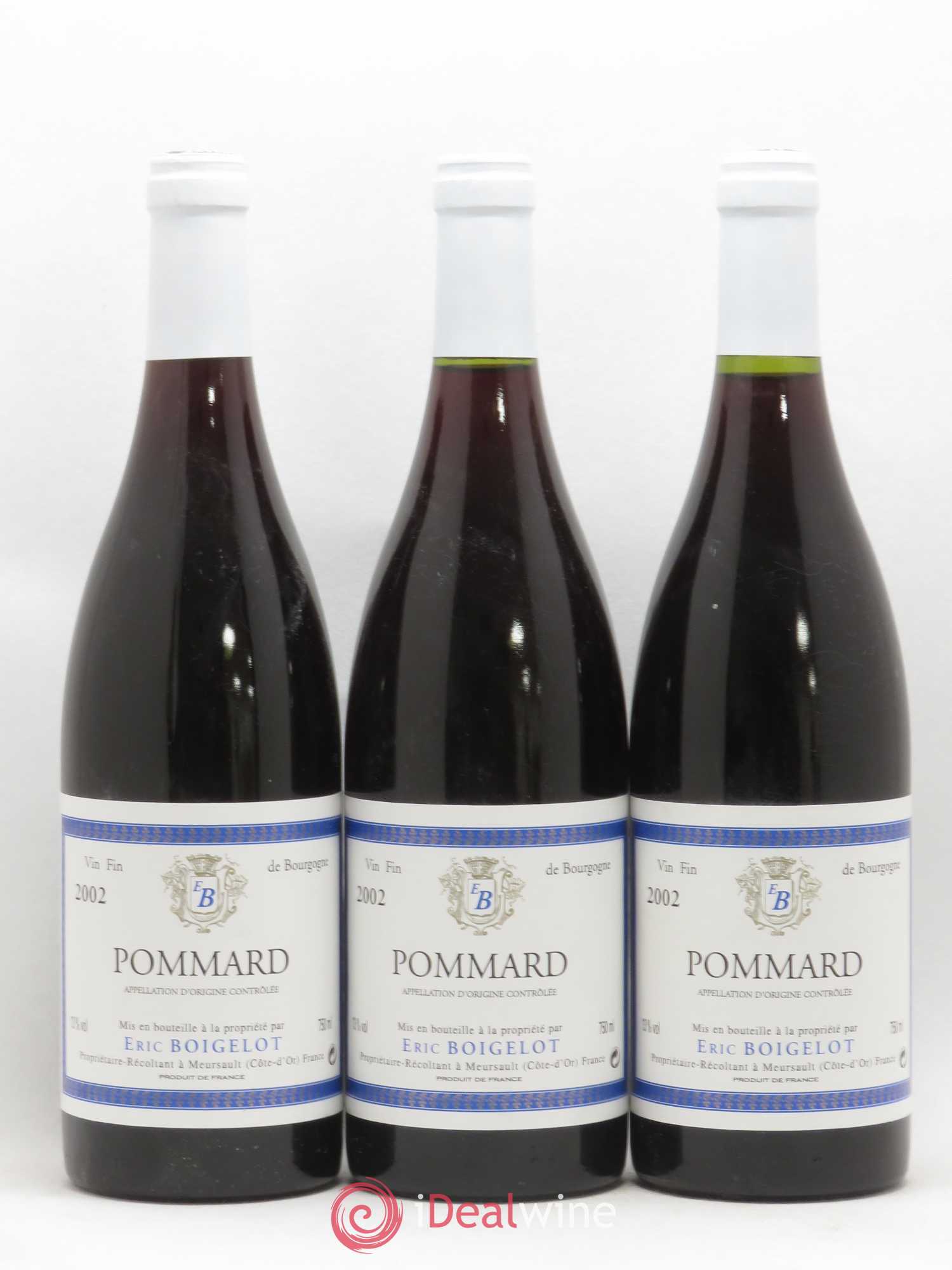 Pommard Eric Boigelot 2002 - Lot de 6 bouteilles - 1