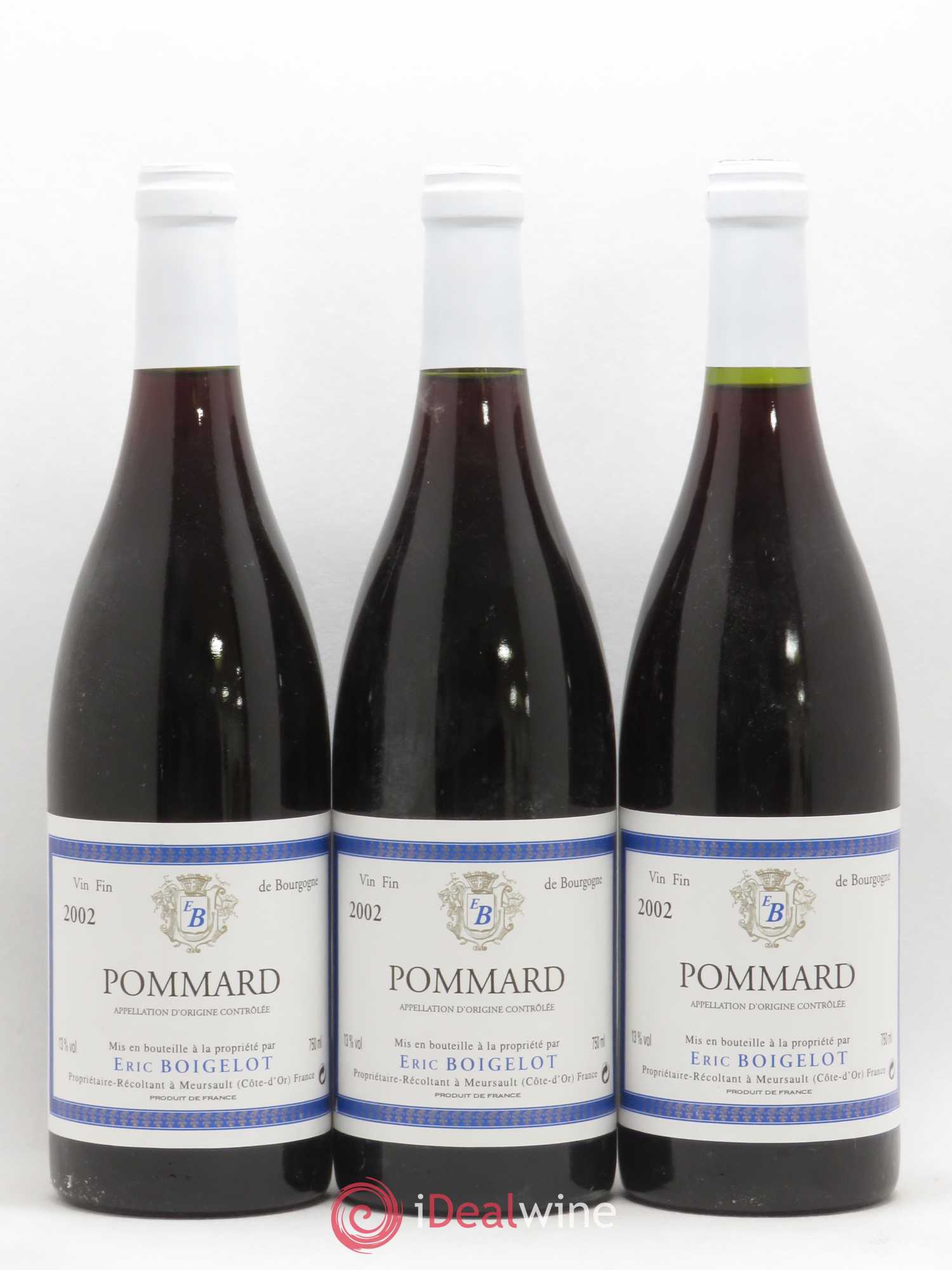 Pommard Eric Boigelot 2002 - Lot de 6 bouteilles - 2