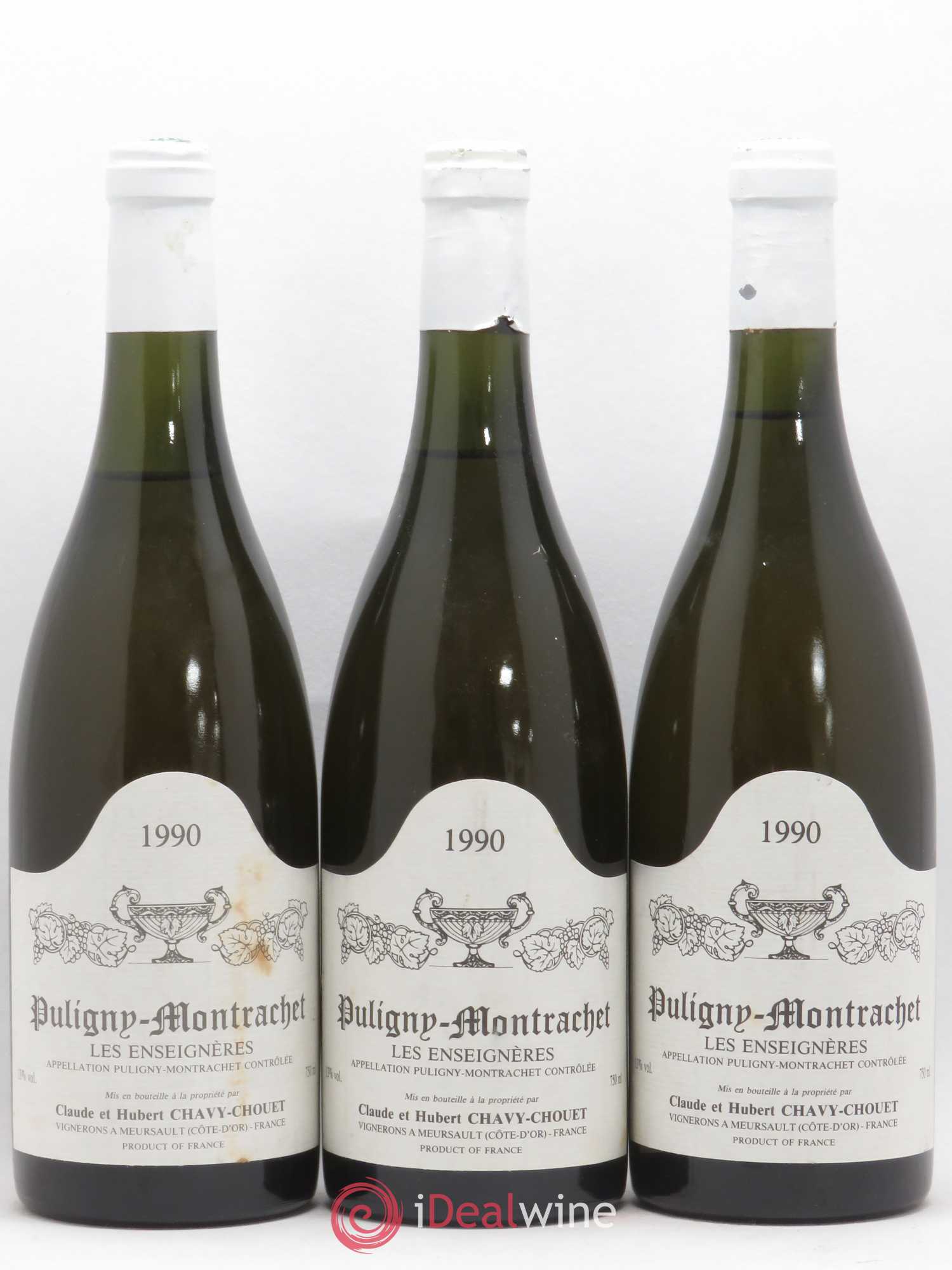 Puligny-Montrachet Les Enseignères Chavy-Chouet 1990 - Lot de 6 bouteilles - 2
