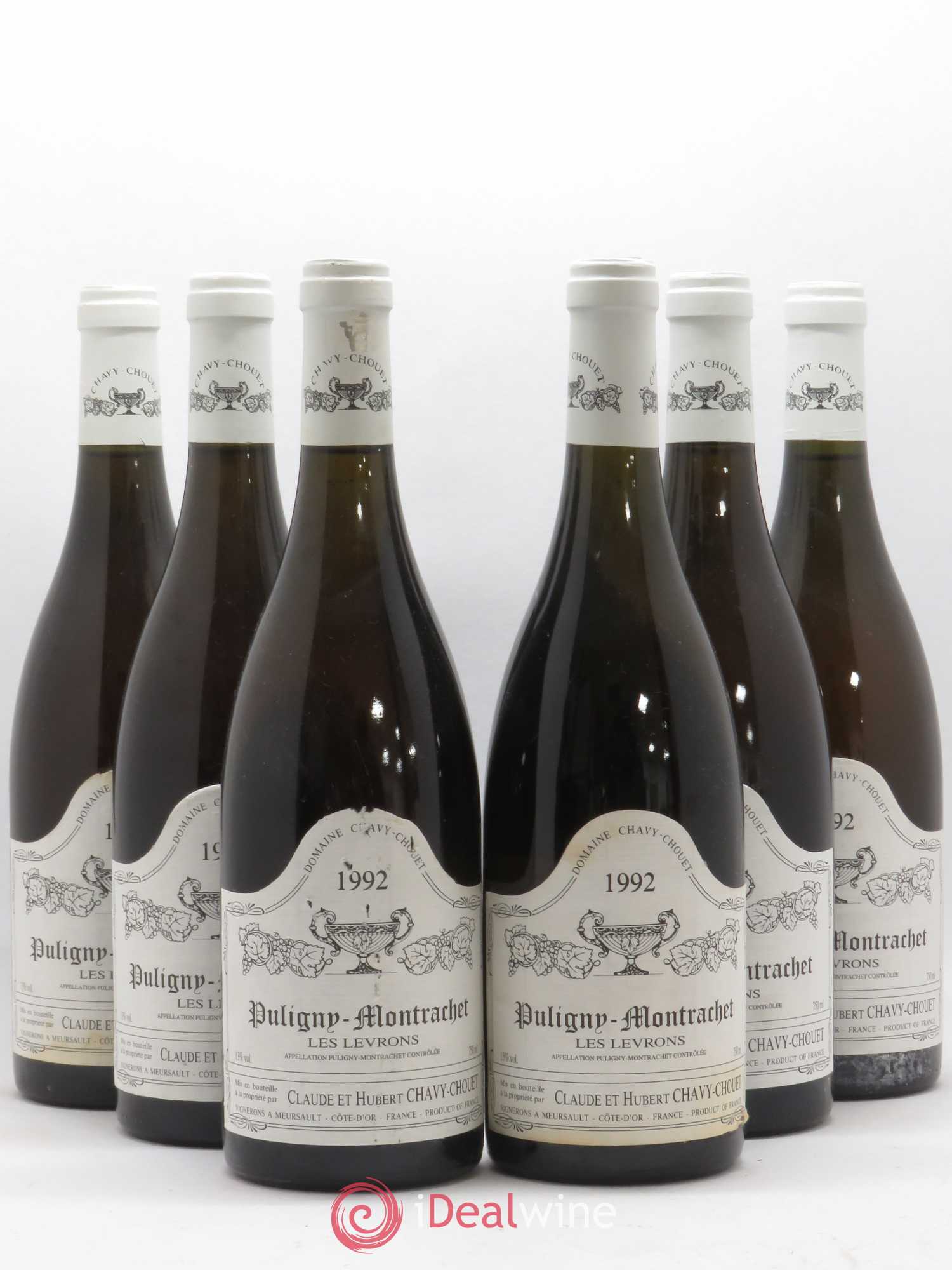 Puligny-Montrachet Les Levrons Chavy Chouet 1992 - Posten von 6 Flaschen - 0