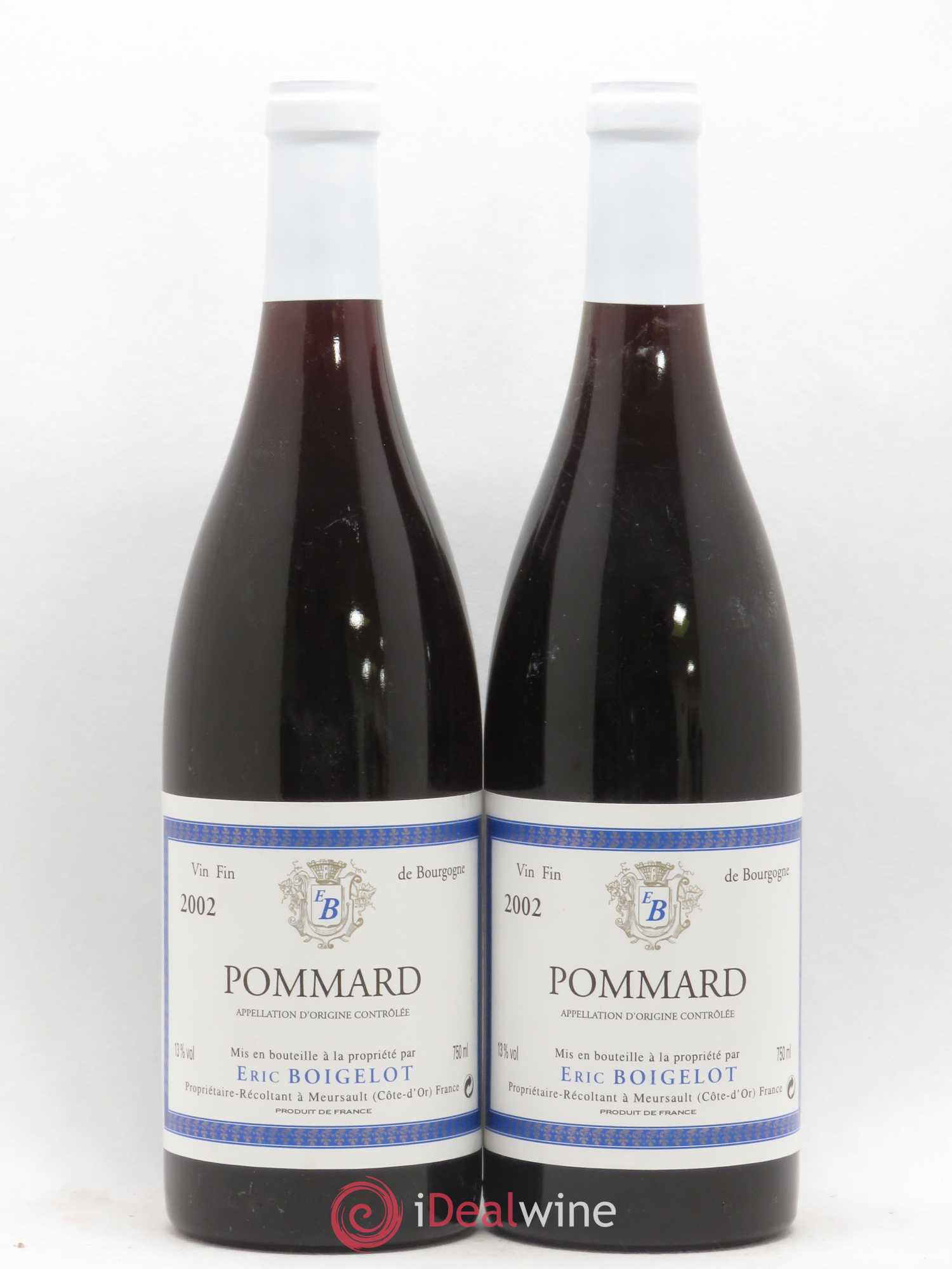 Pommard Eric Boigelot 2002 - Lot de 2 bouteilles - 0