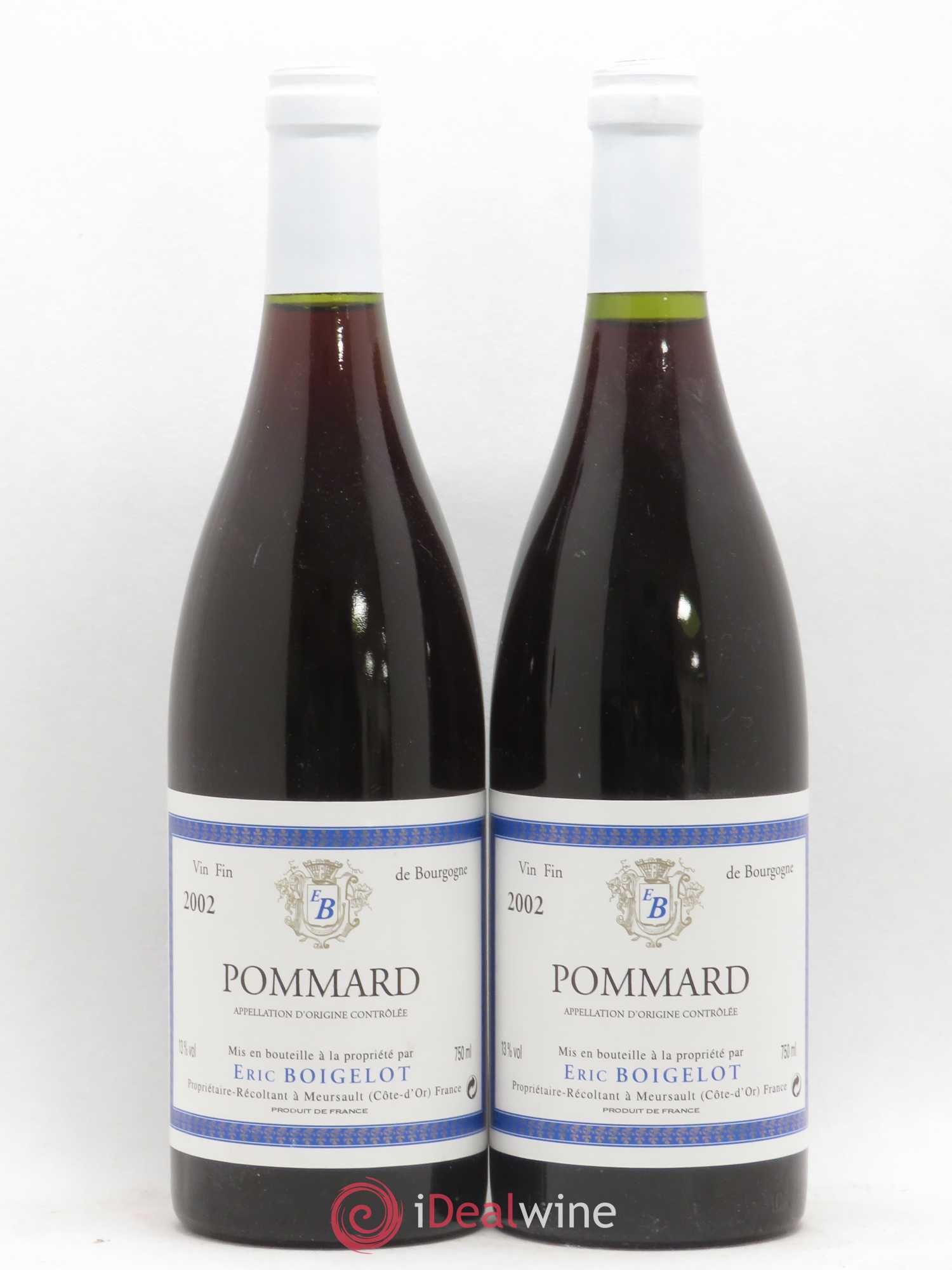 Pommard Eric Boigelot 2002 - Posten von 2 Flaschen - 0