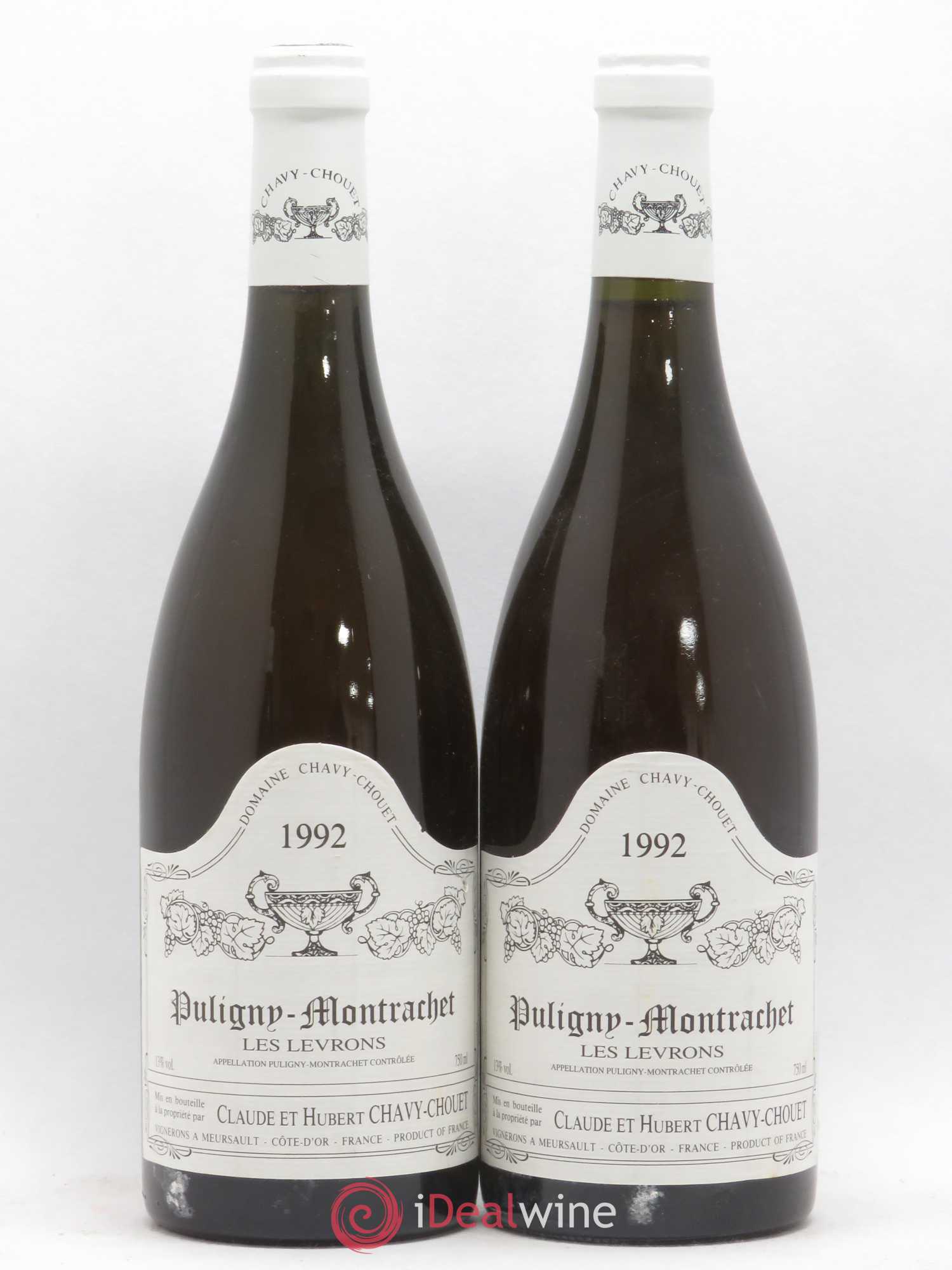 Puligny-Montrachet Les Levrons Chavy Chouet 1992 - Posten von 2 Flaschen - 0