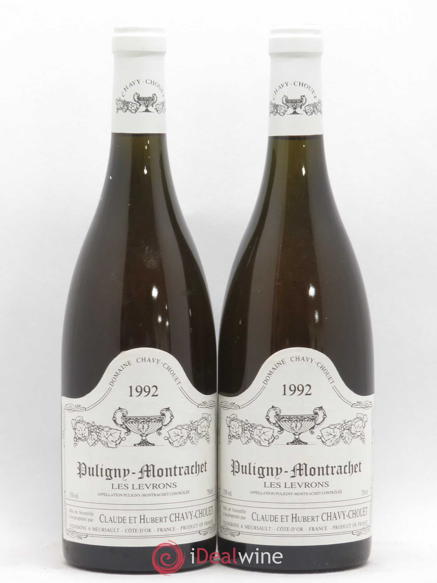 Puligny-Montrachet Les Levrons Chavy Chouet 1992 - Posten von 2 Flaschen - 0