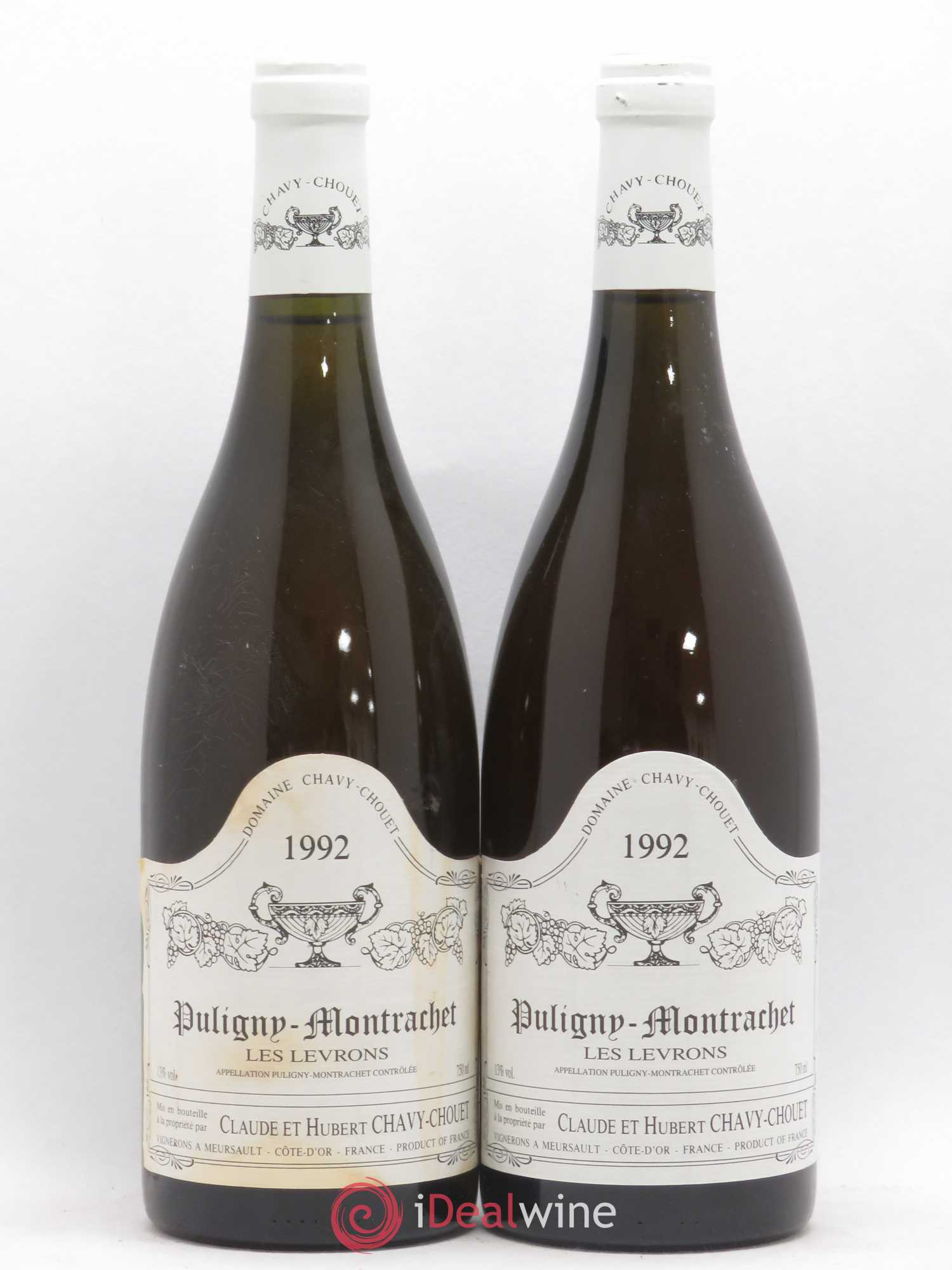 Puligny-Montrachet Les Levrons Chavy Chouet 1992 - Posten von 2 Flaschen - 0