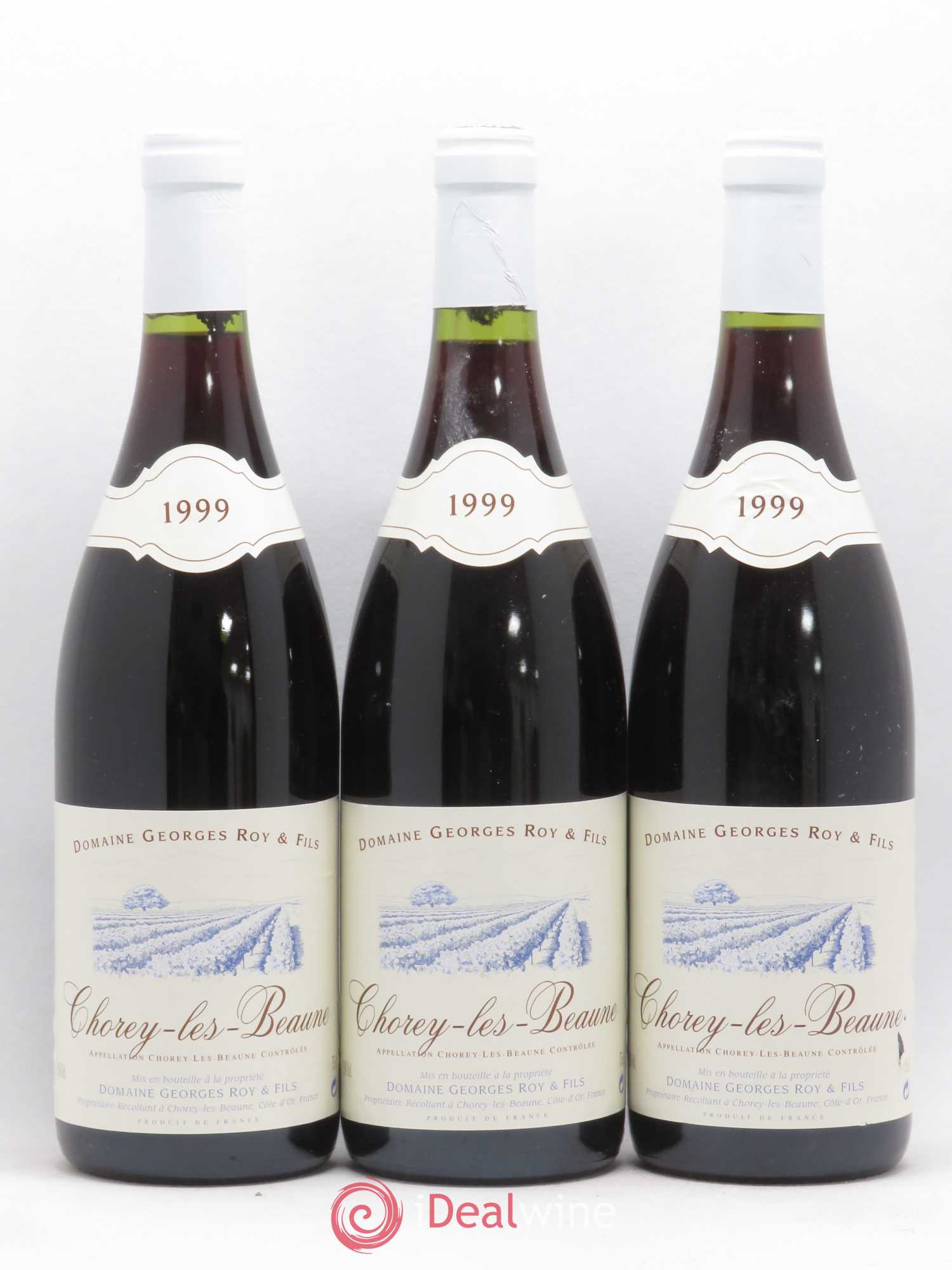 Chorey-lès-Beaune Georges Roy 1999 - Lot de 3 bouteilles - 0