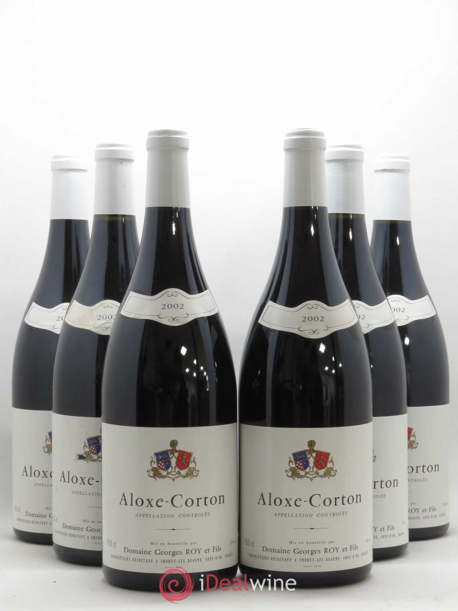 Aloxe-Corton Georges Roy 2002 - Posten von 6 Magnum - 0