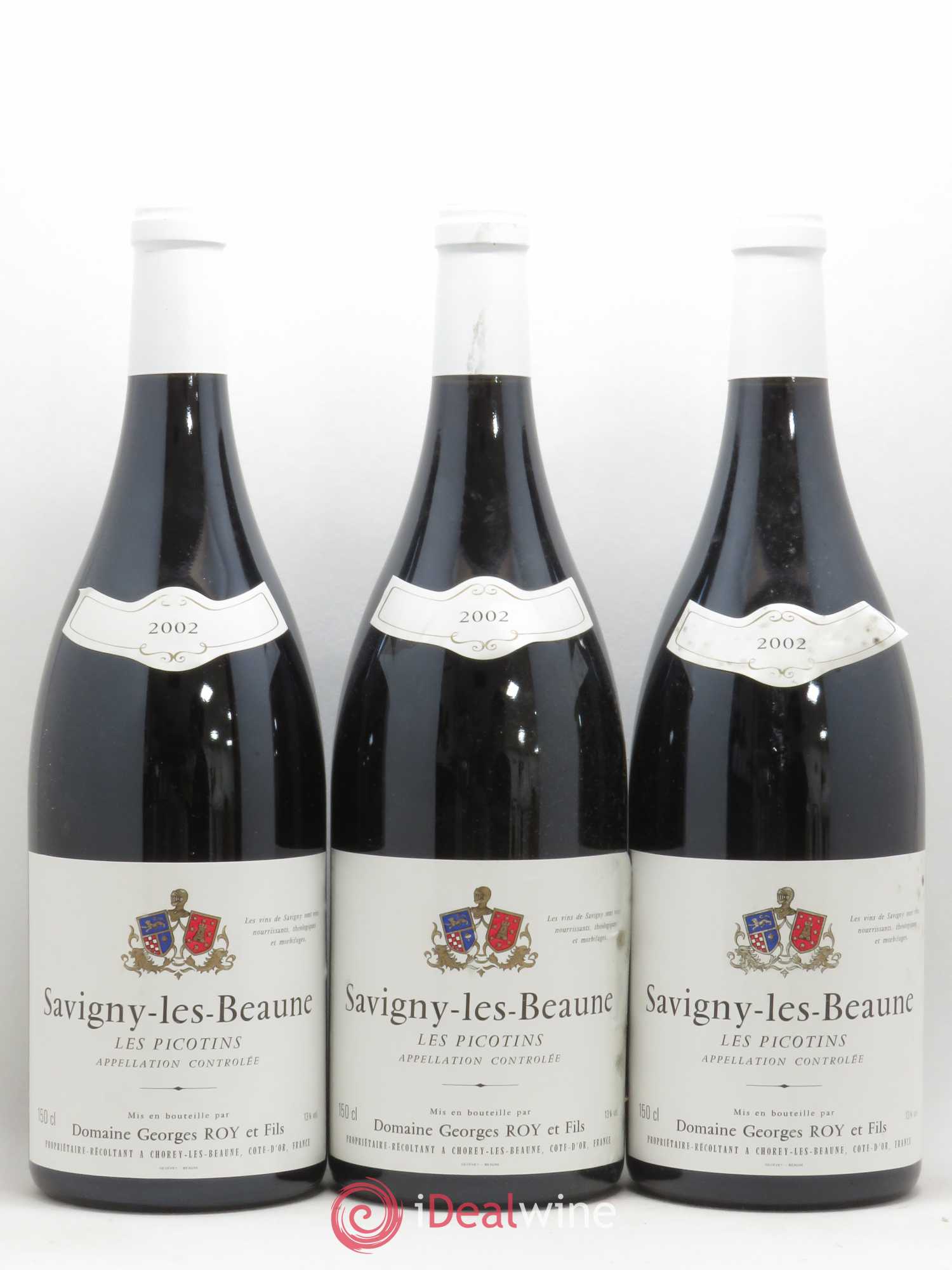 Savigny-lès-Beaune Les Picotins Georges Roy 2002 - Posten von 6 Magnum - 1