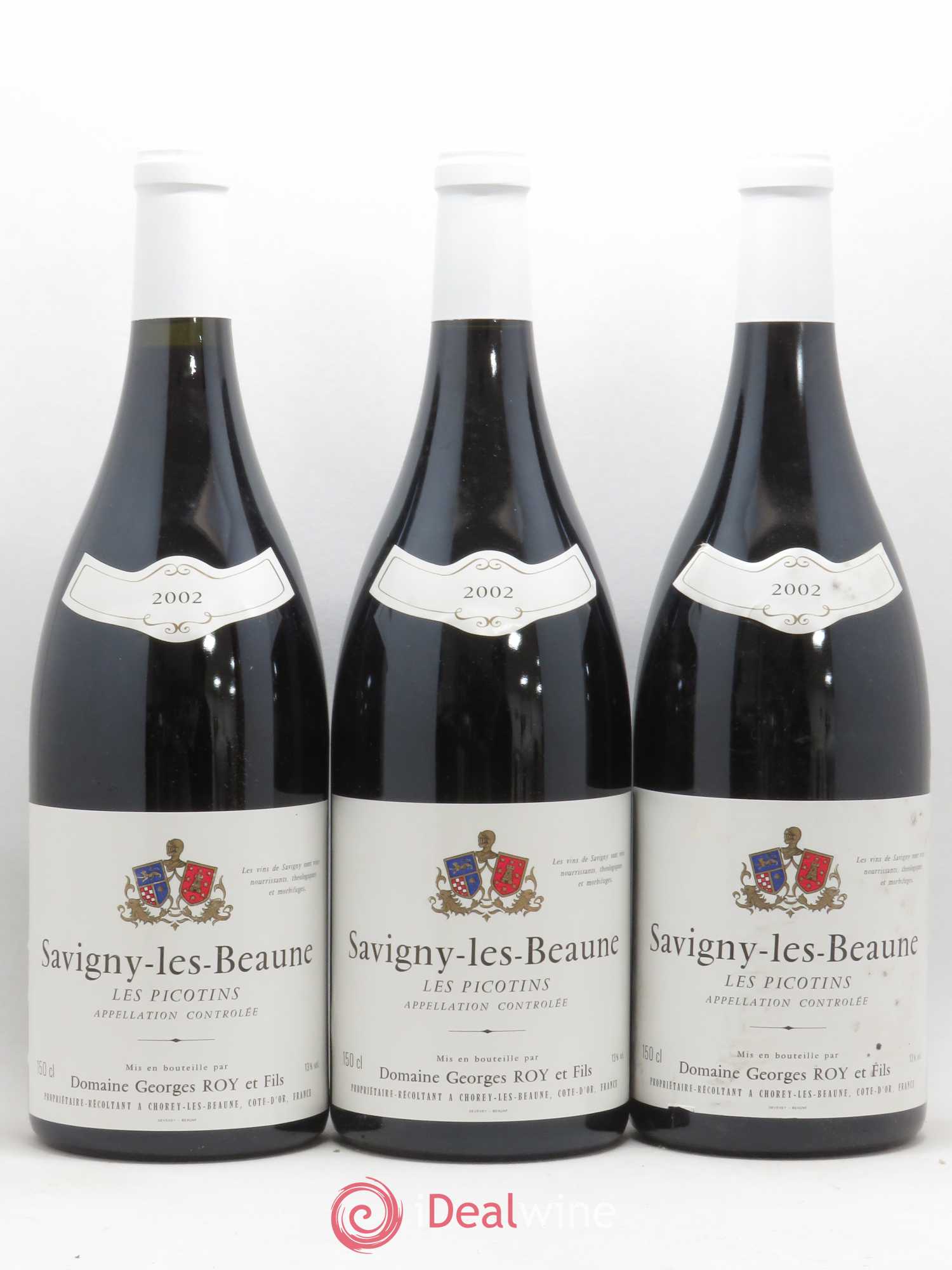 Savigny-lès-Beaune Les Picotins Georges Roy 2002 - Posten von 6 Magnum - 2