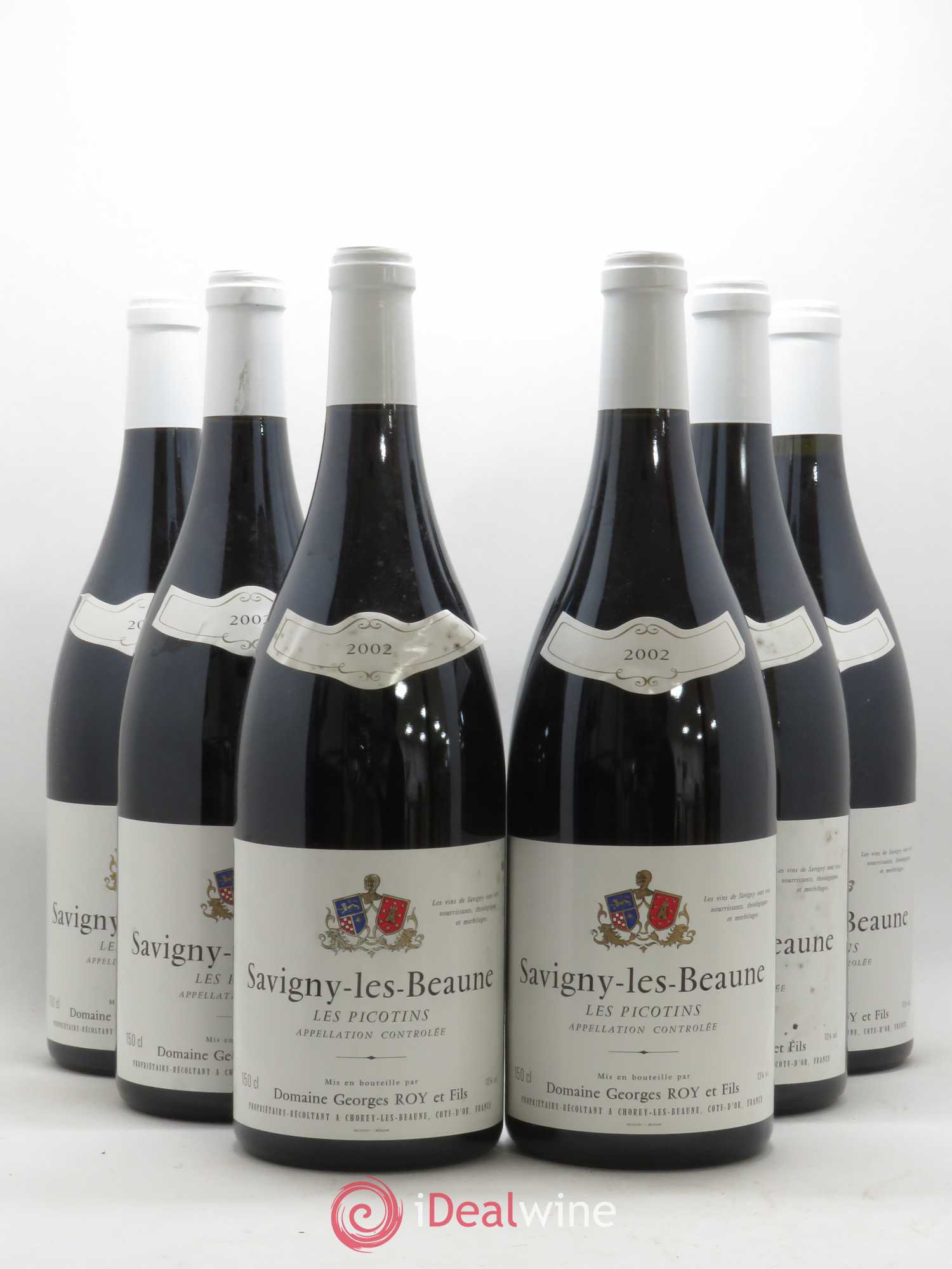 Savigny-lès-Beaune Les Picotins Georges Roy 2002 - Posten von 6 Magnum - 0