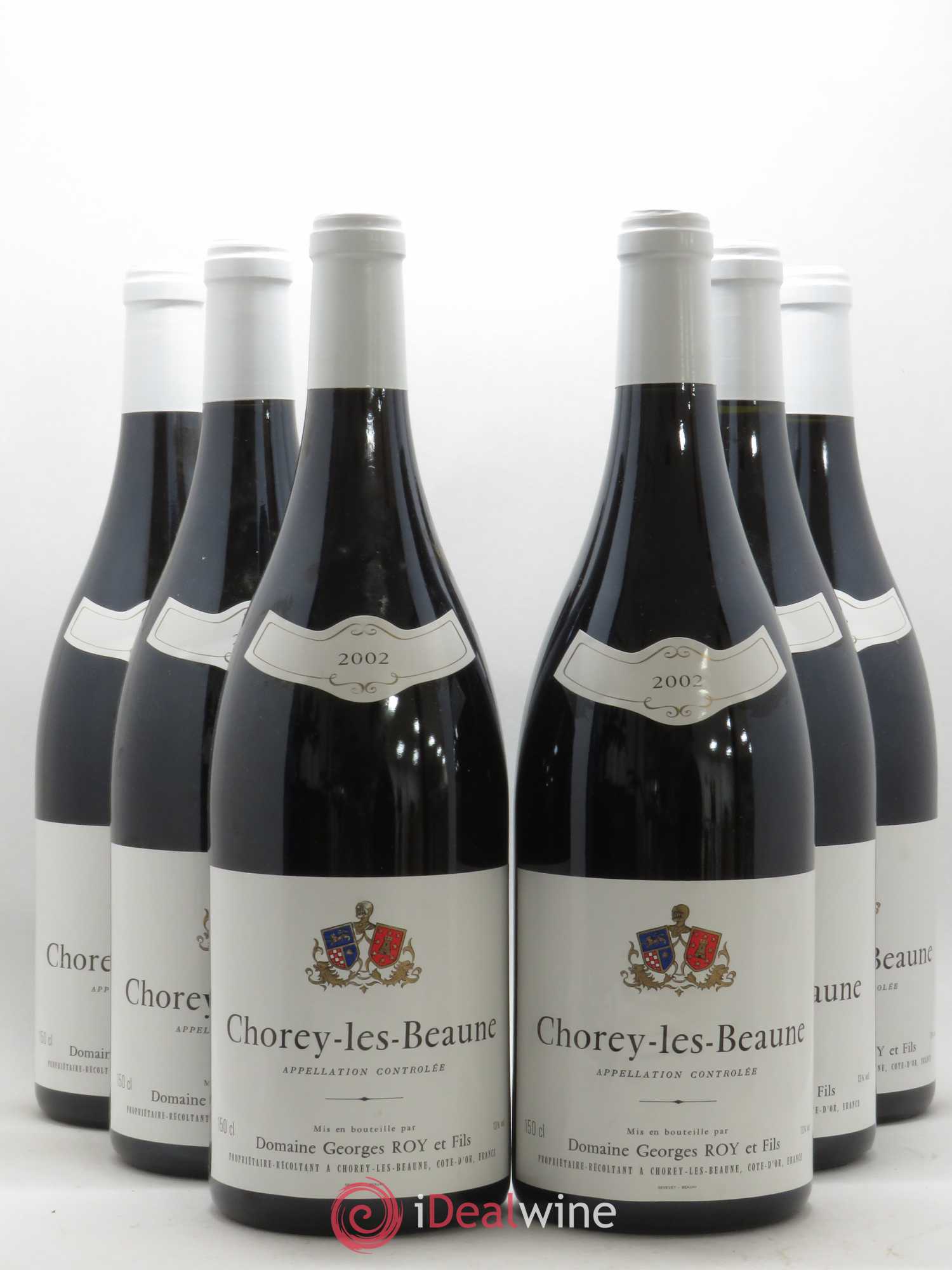 Chorey-lès-Beaune Georges Roy 2002 - Lot de 6 bouteilles - 0