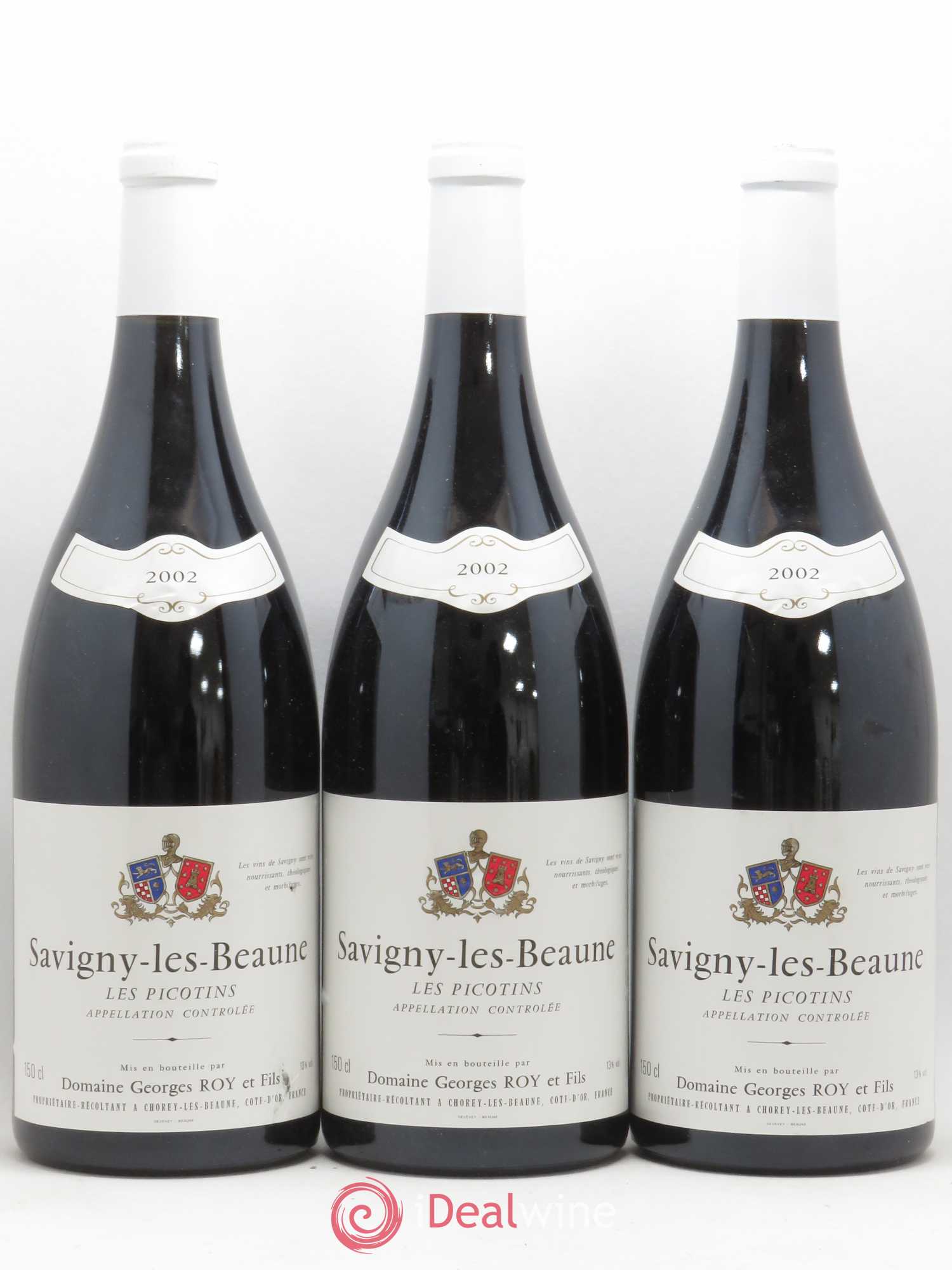 Savigny-lès-Beaune Les Picotins Georges Roy 2002 - Posten von 3 Magnum - 0