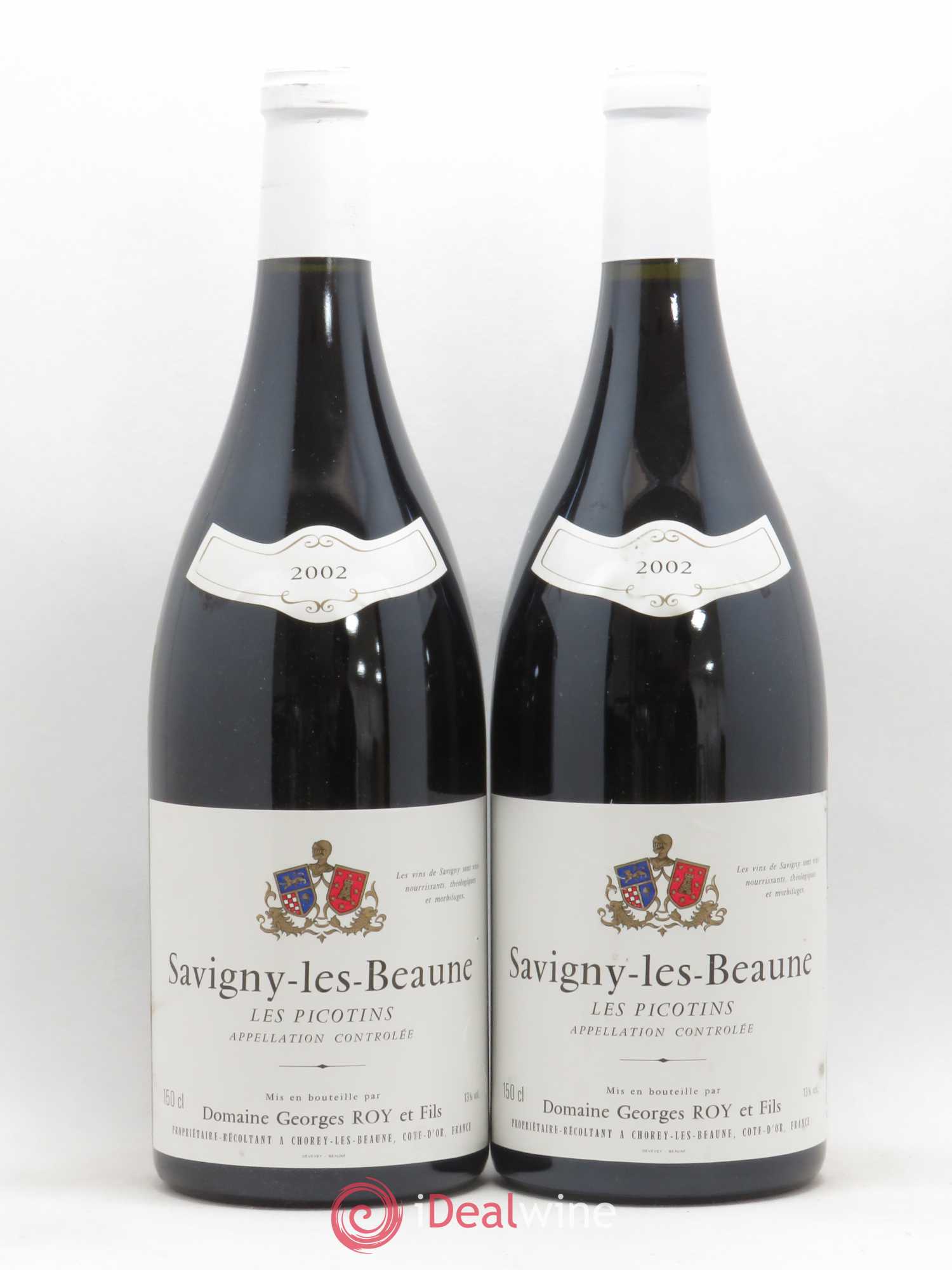 Savigny-lès-Beaune Les Picotins Georges Roy 2002 - Posten von 2 Magnum - 0