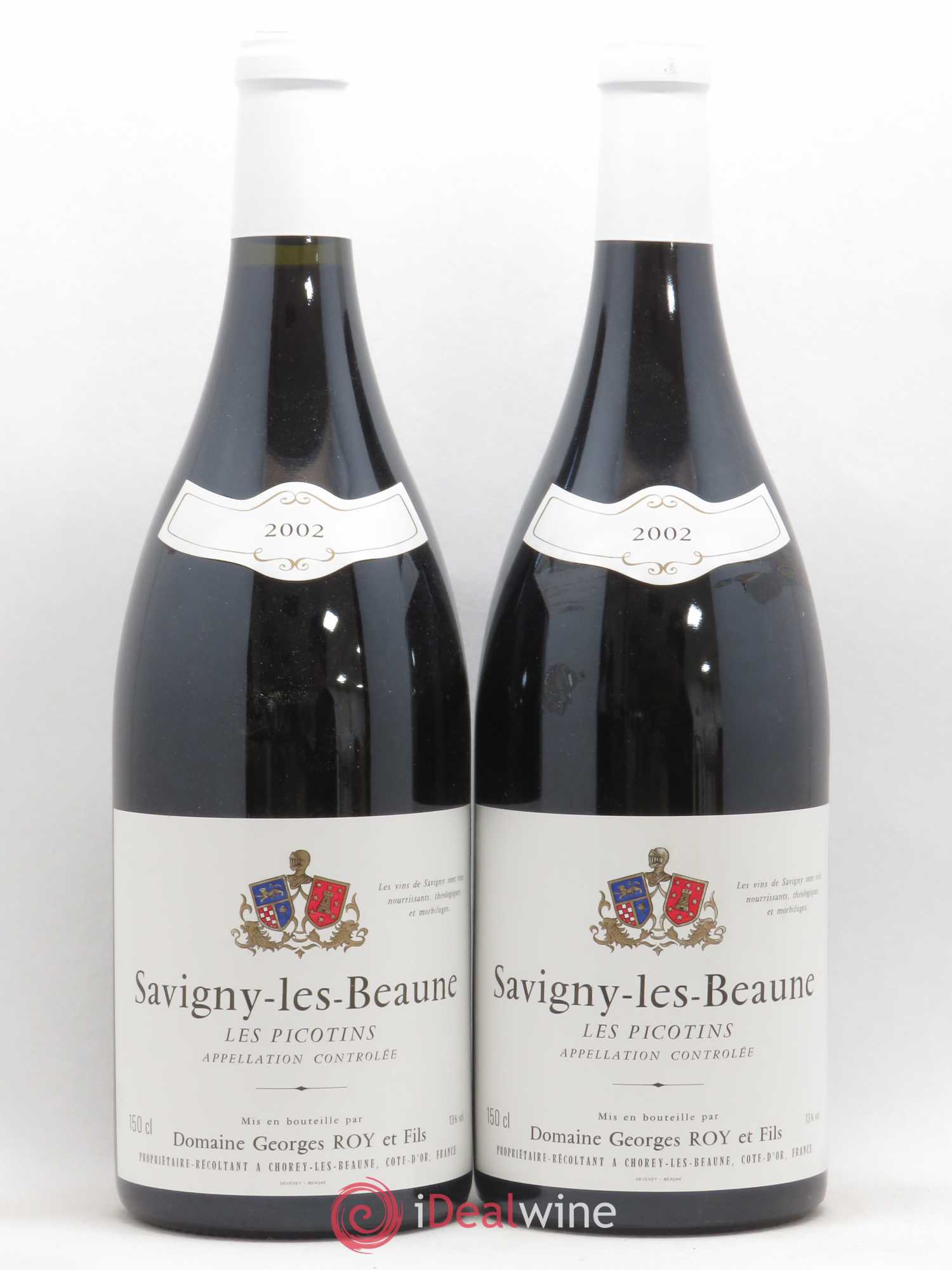 Savigny-lès-Beaune Les Picotins Georges Roy 2002 - Posten von 2 Magnum - 0