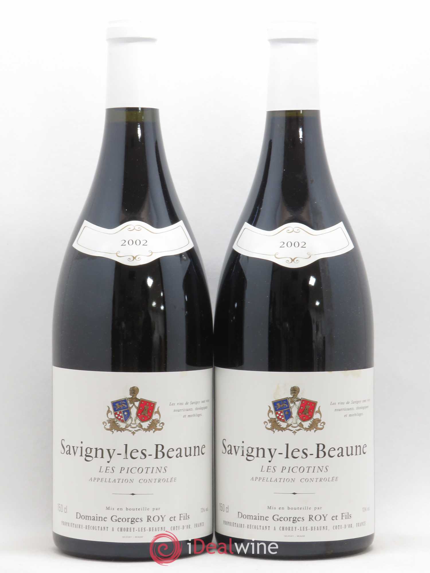 Savigny-lès-Beaune Les Picotins Georges Roy 2002 - Posten von 2 Magnum - 0